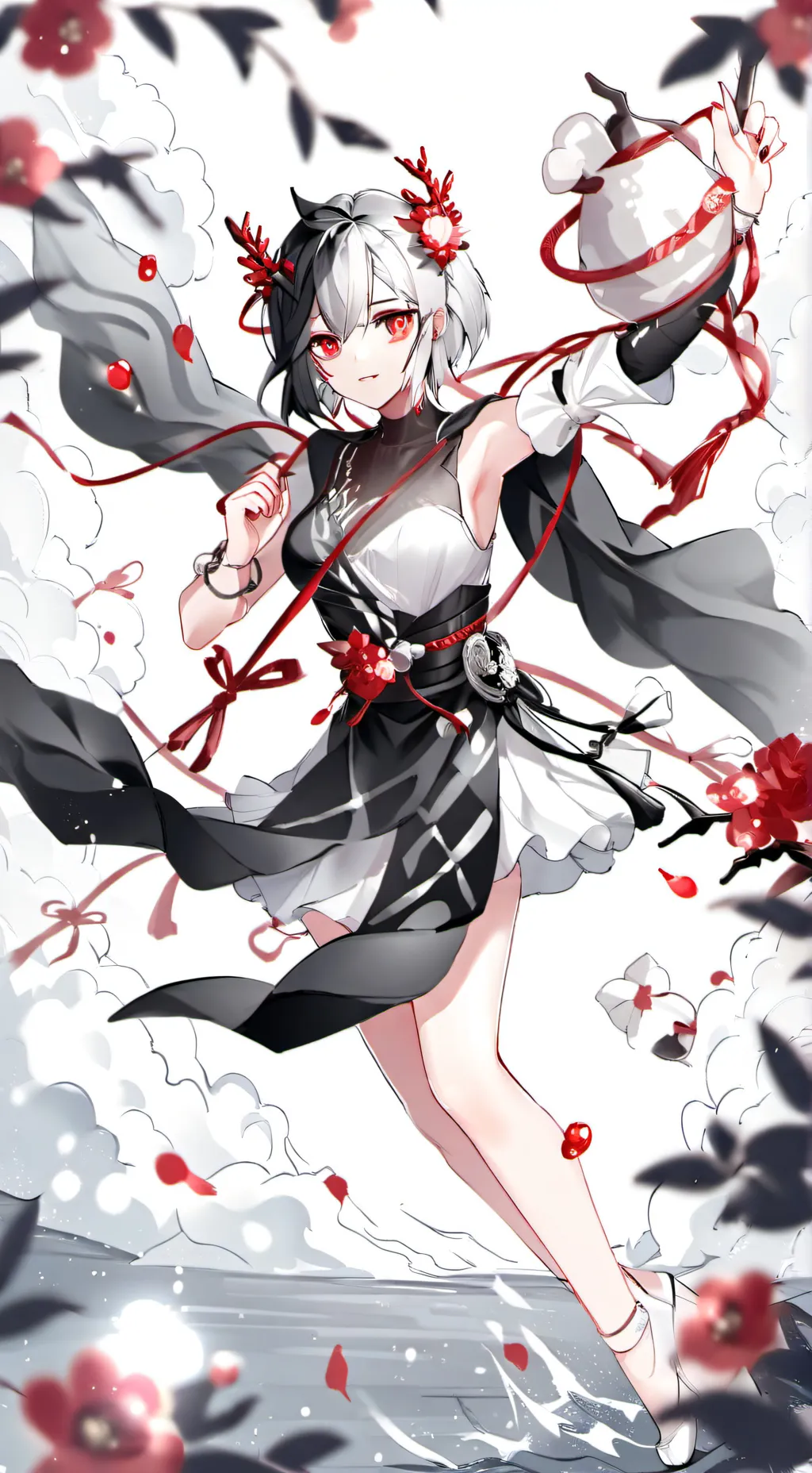 ai character: me at McDonald's  background