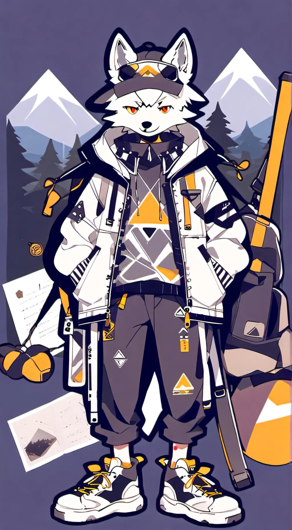 ai character: Q background