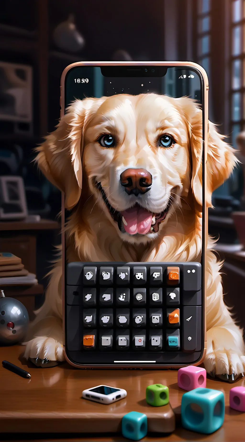 ai character: Swipe background