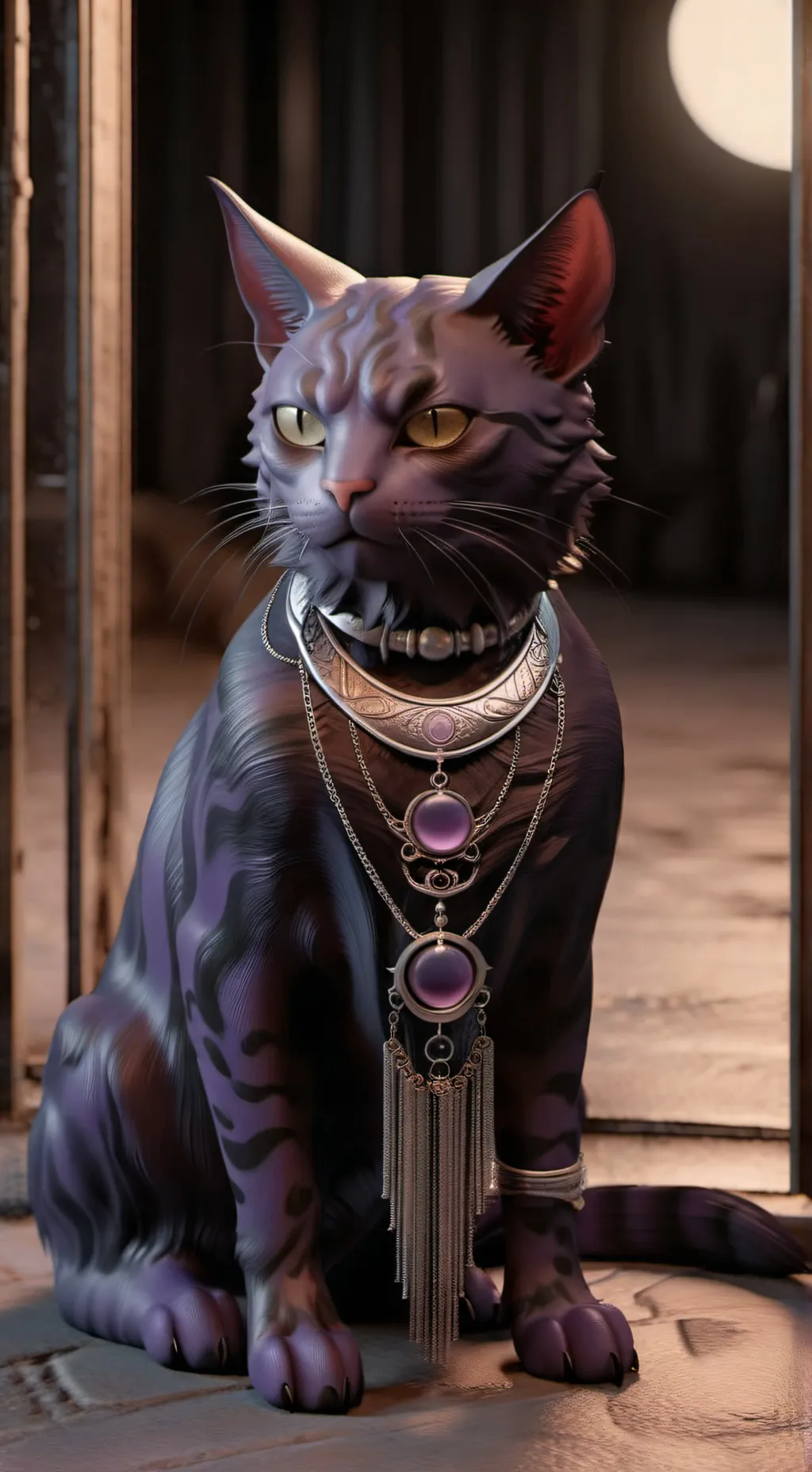 ai character: catnap background