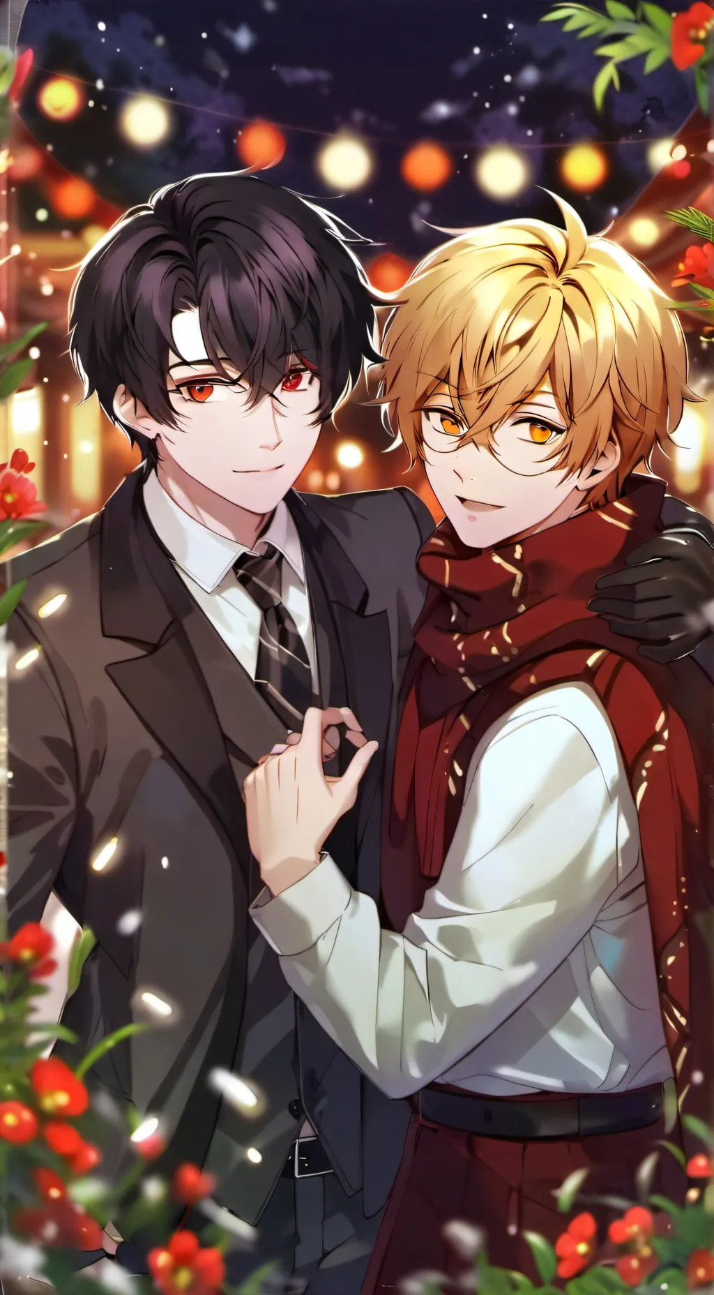 ai character: Sleepover boys  background