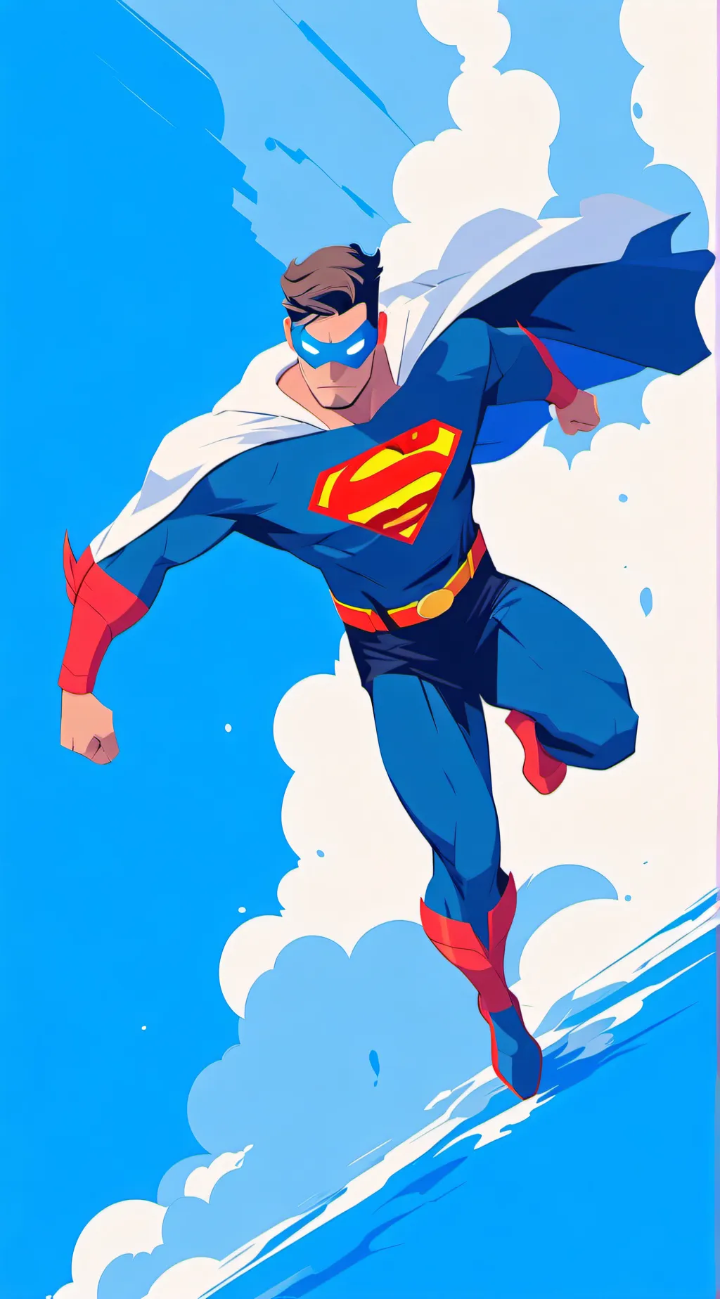 ai character: The super hero ! background