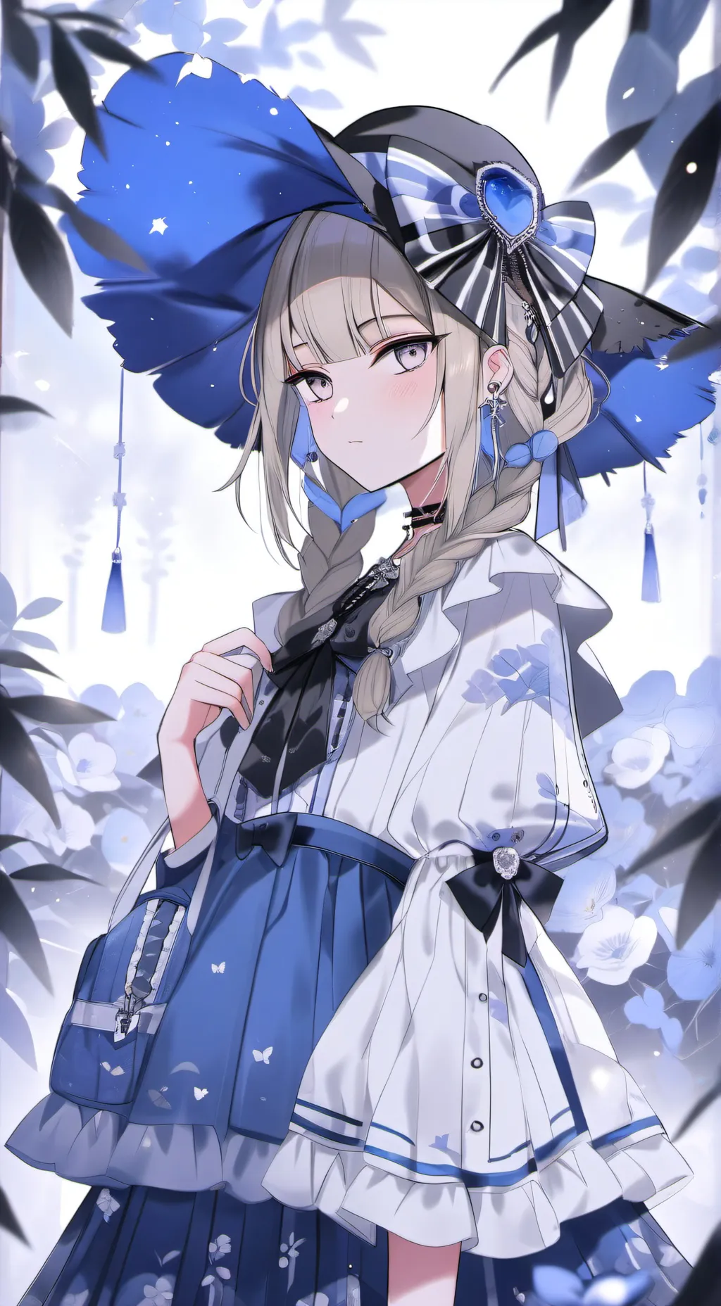 ai character: møønlight background