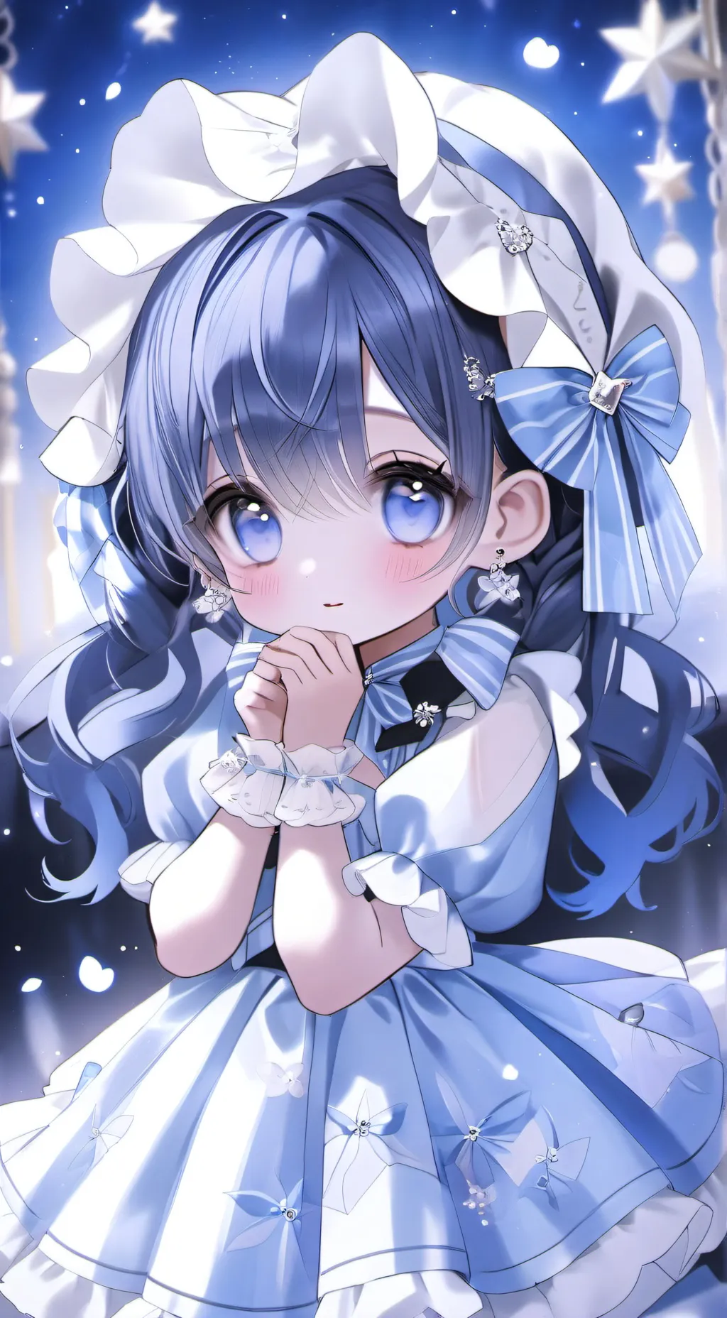 ai character: Baby Riley  background