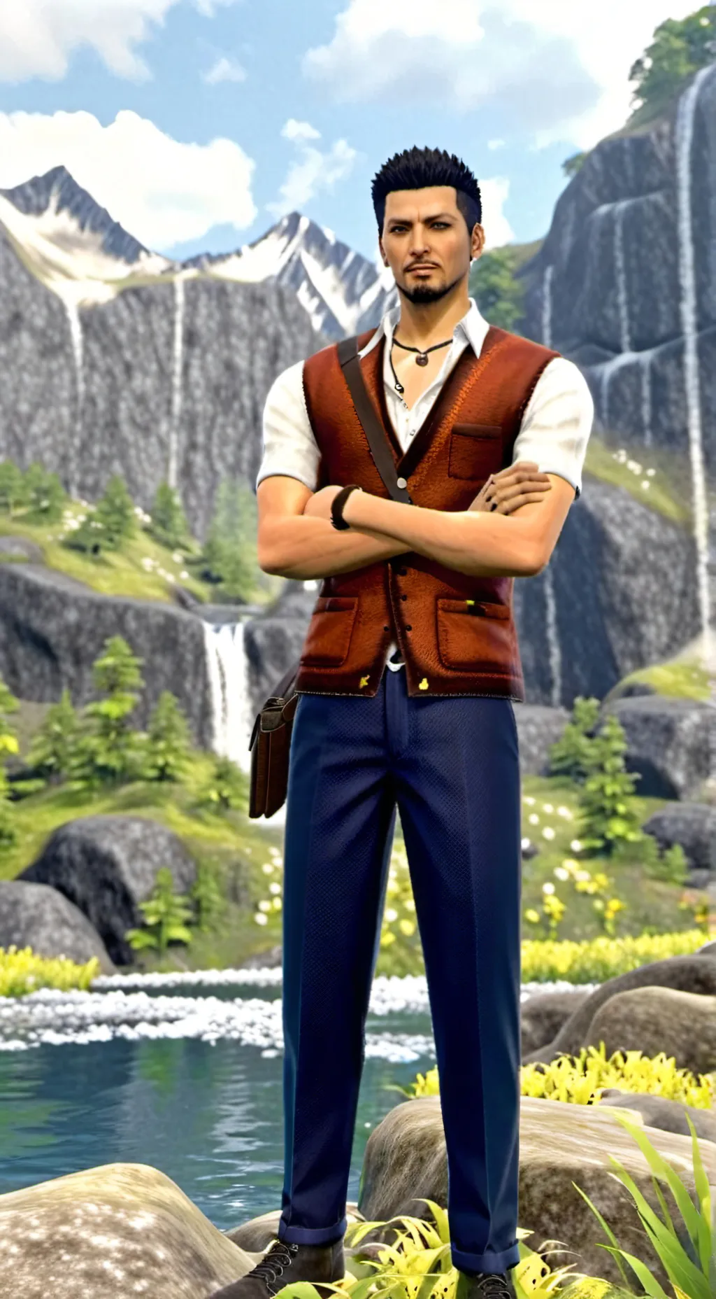 ai character: leo background