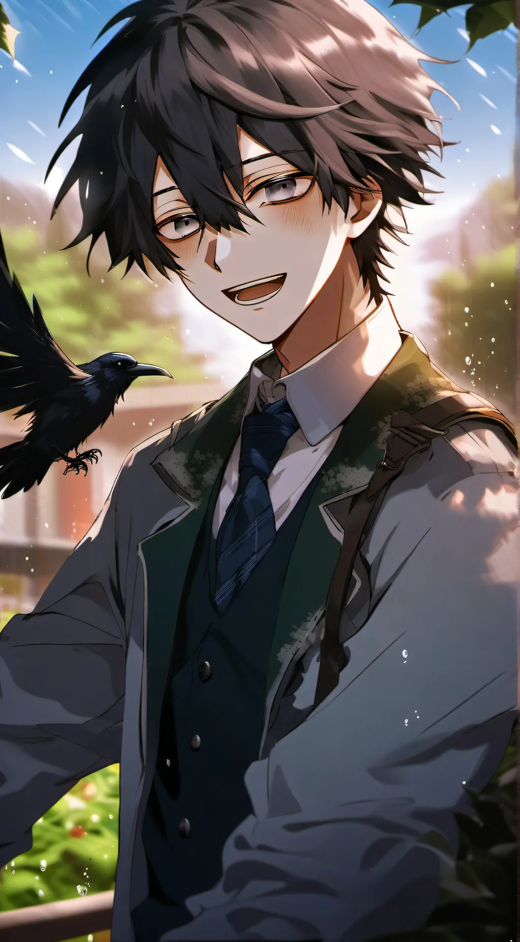 ai character: Damien  background