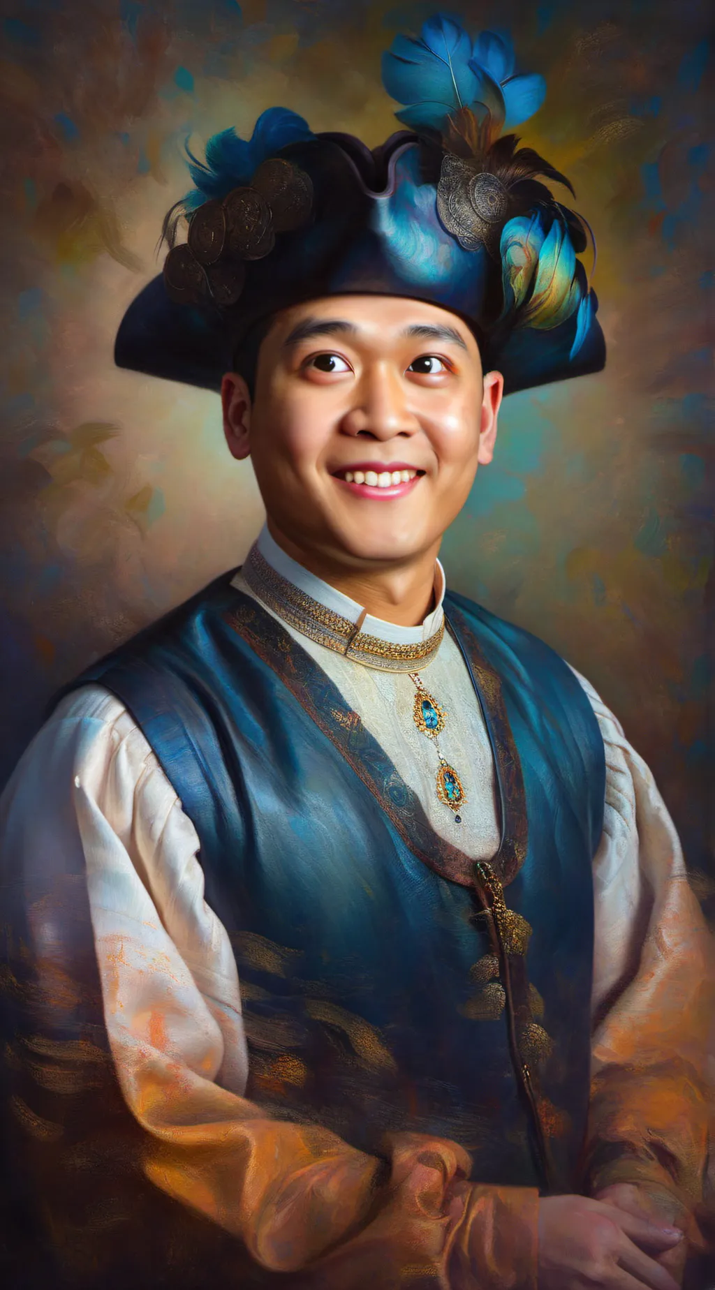 ai character: Husie Hushie background