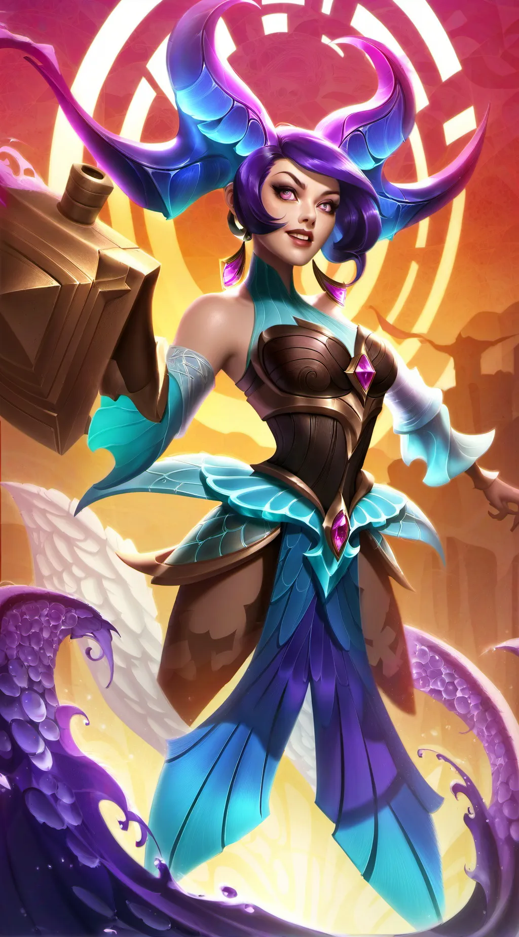 ai character: 😈Siren😈 background