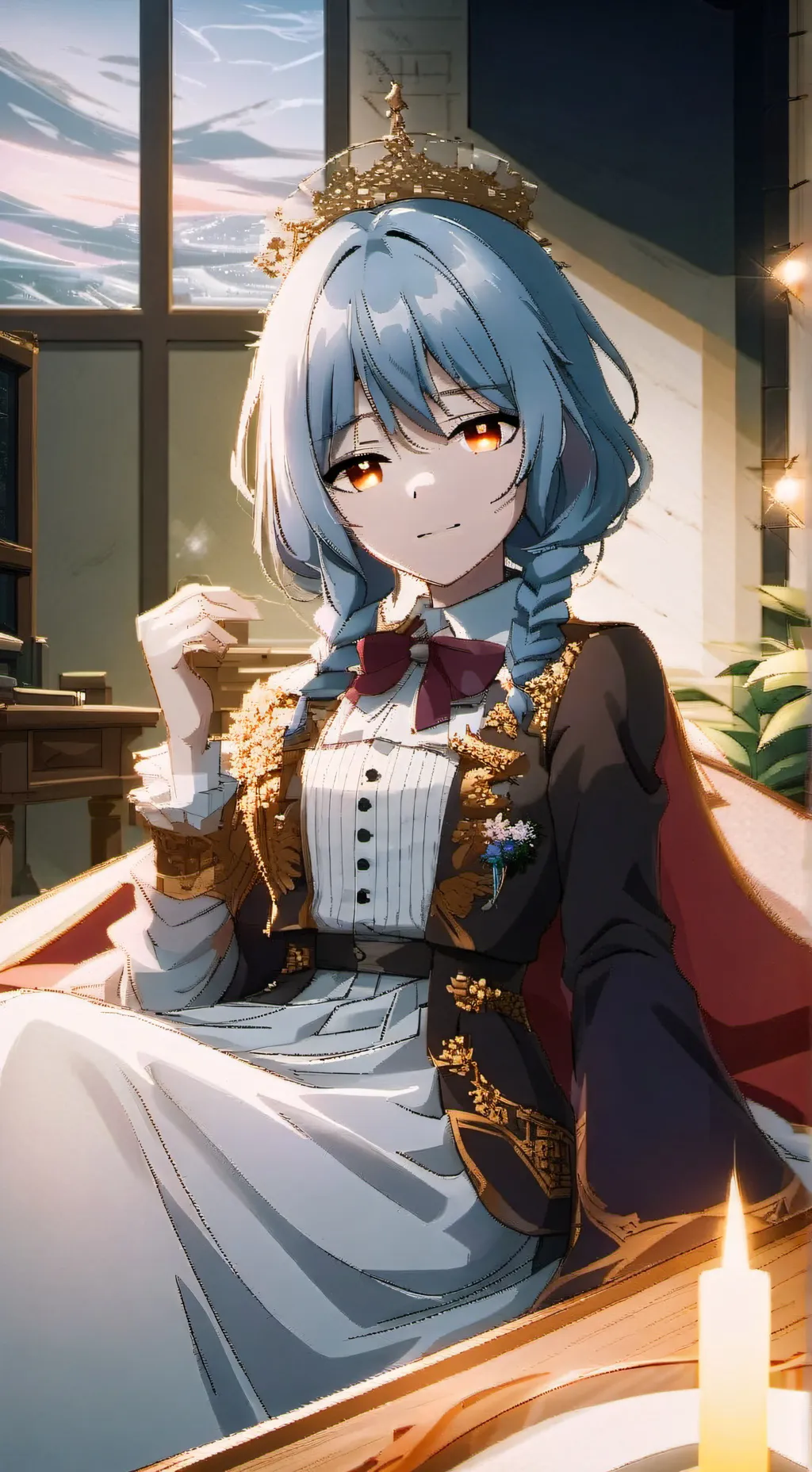 ai character: Milicent Bluenight background