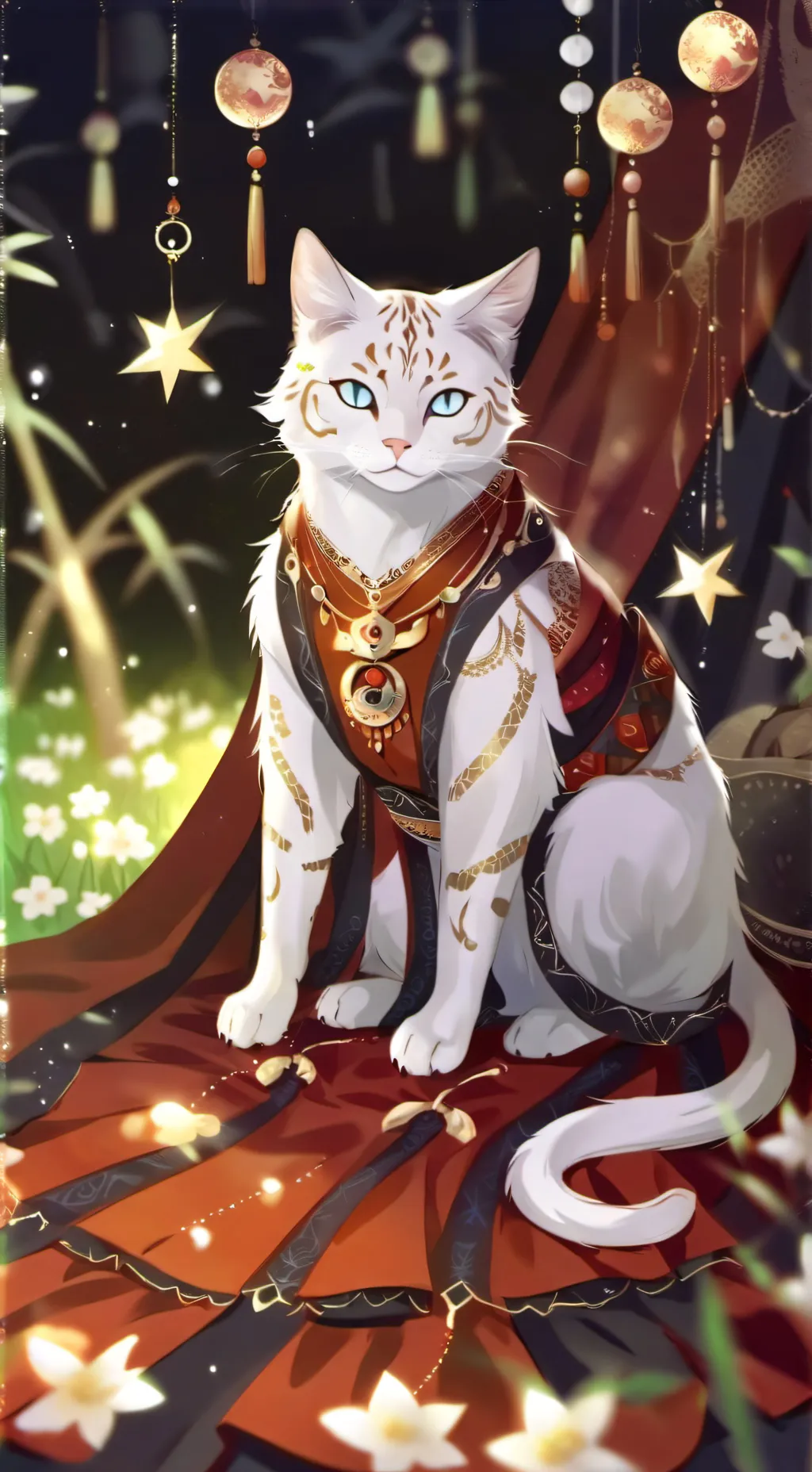 ai character: Luna background