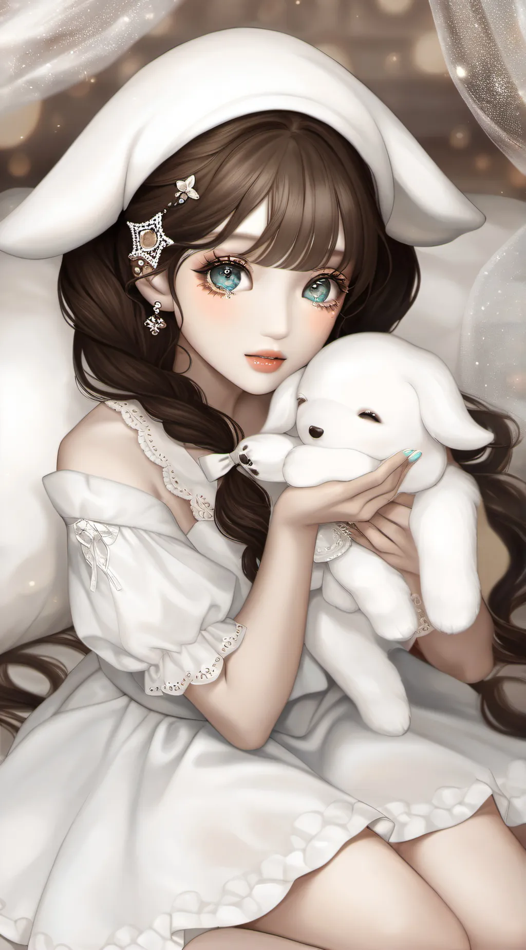 ai character: Leila  background