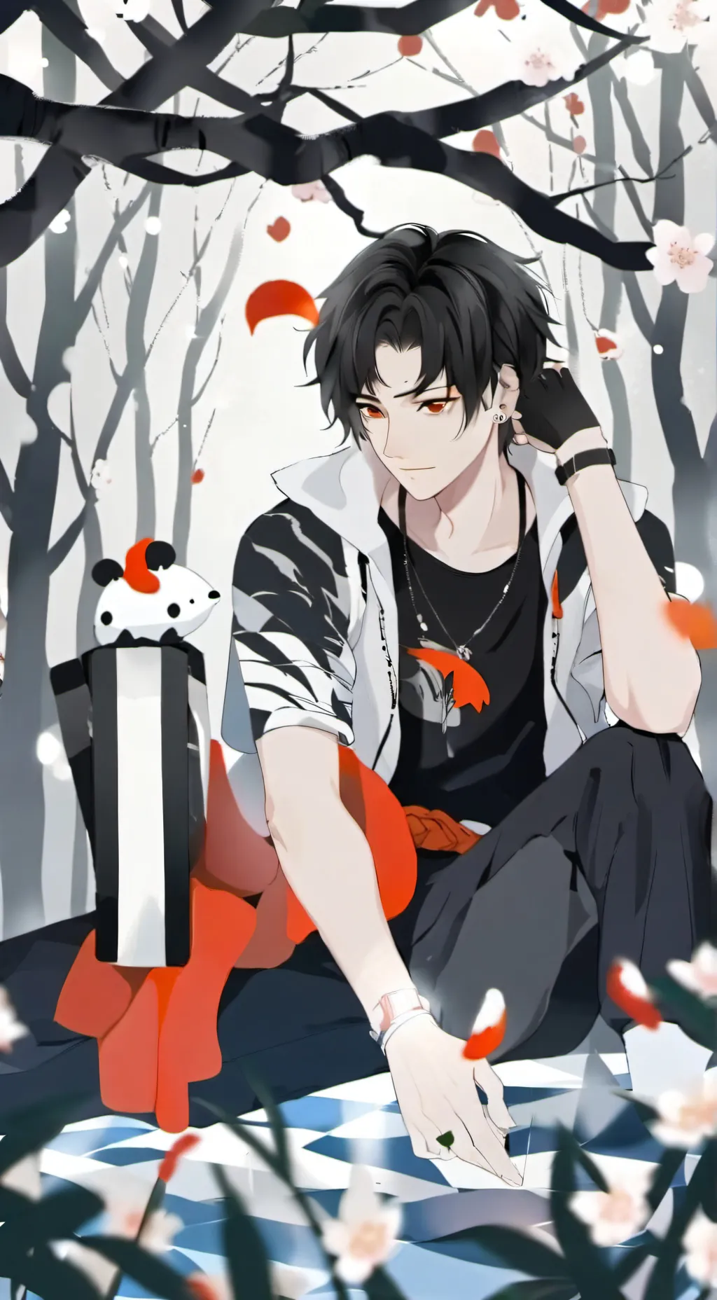 ai character: leon background