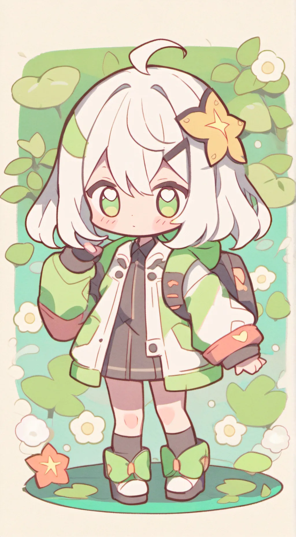 ai character: deku background