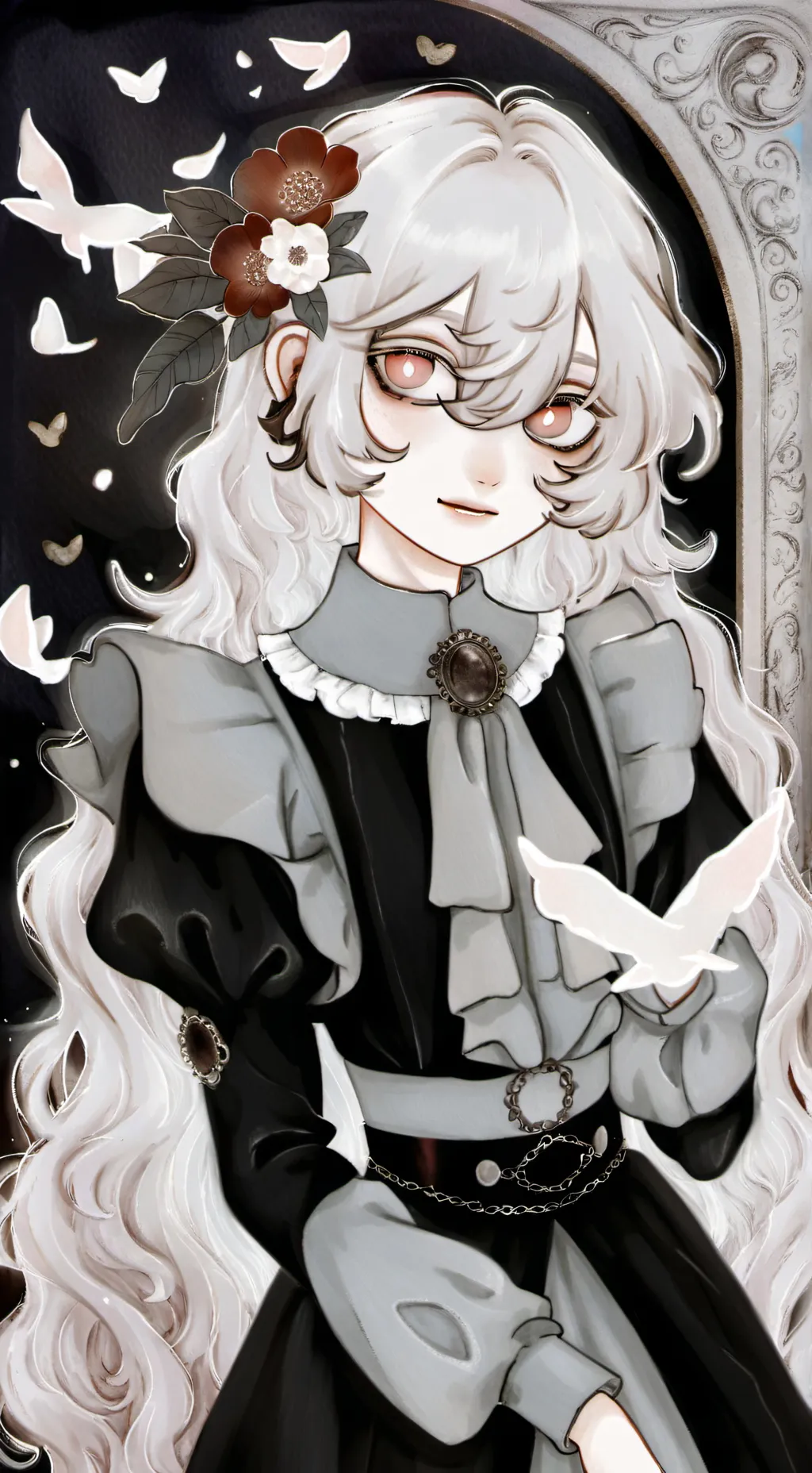 ai character: Aleo-Mha Oc background