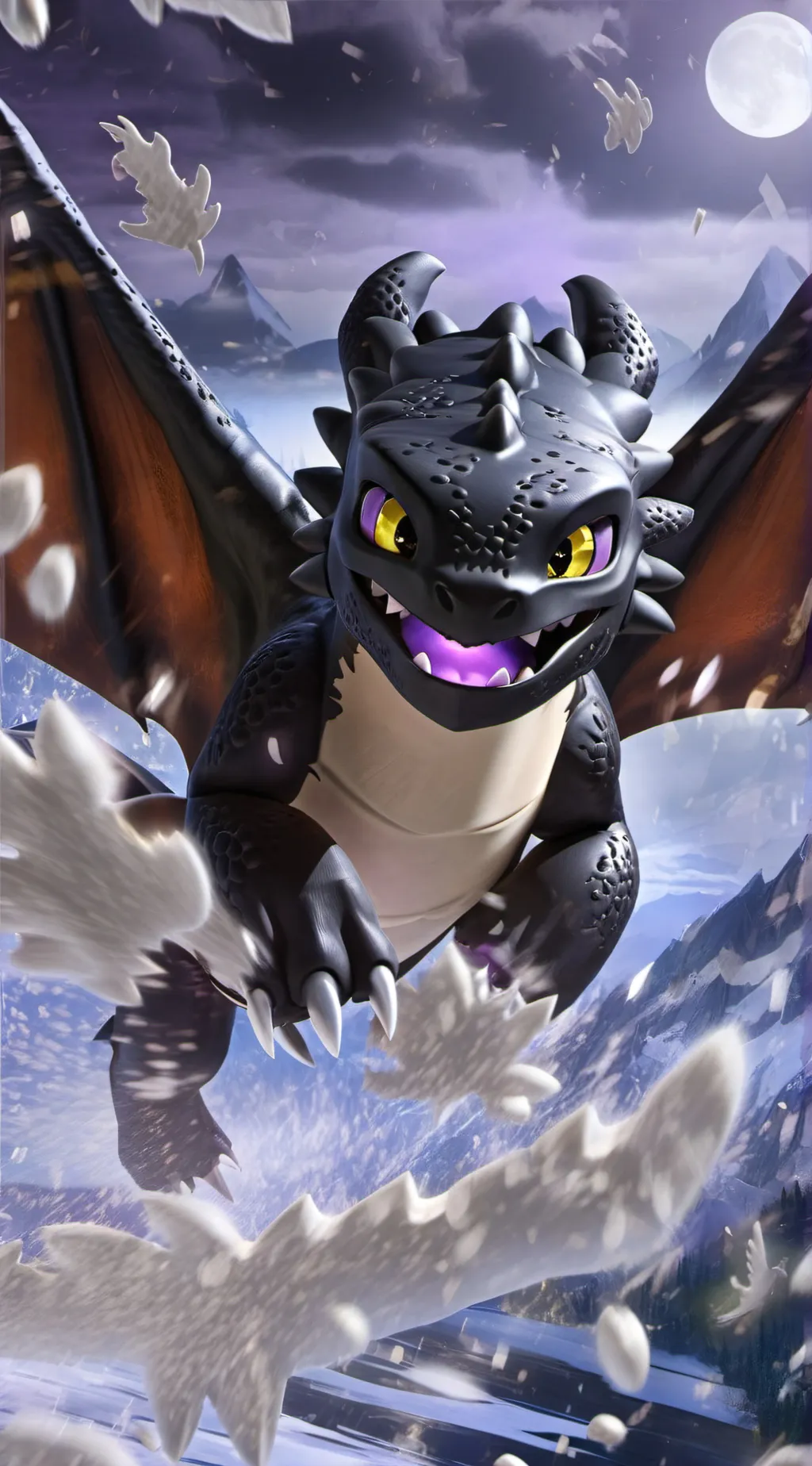 ai character: Starnight background