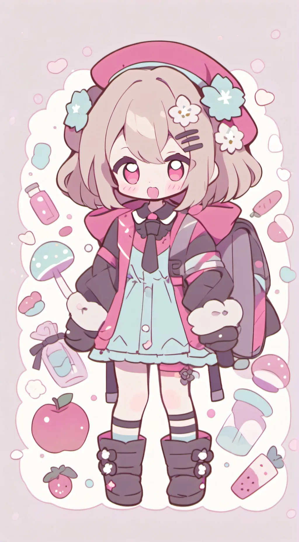 ai character: Nabi Santi background