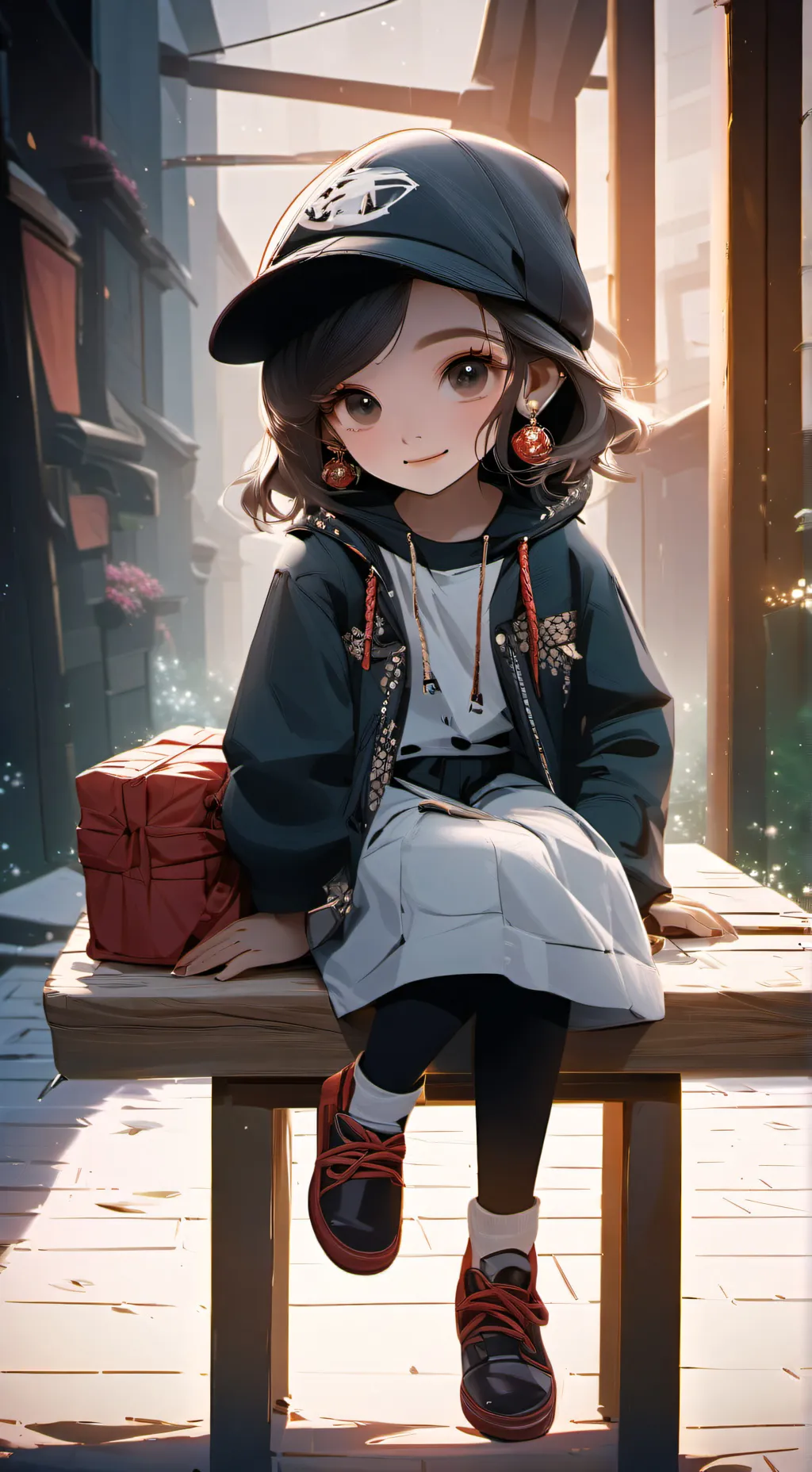 ai character: Hazel background