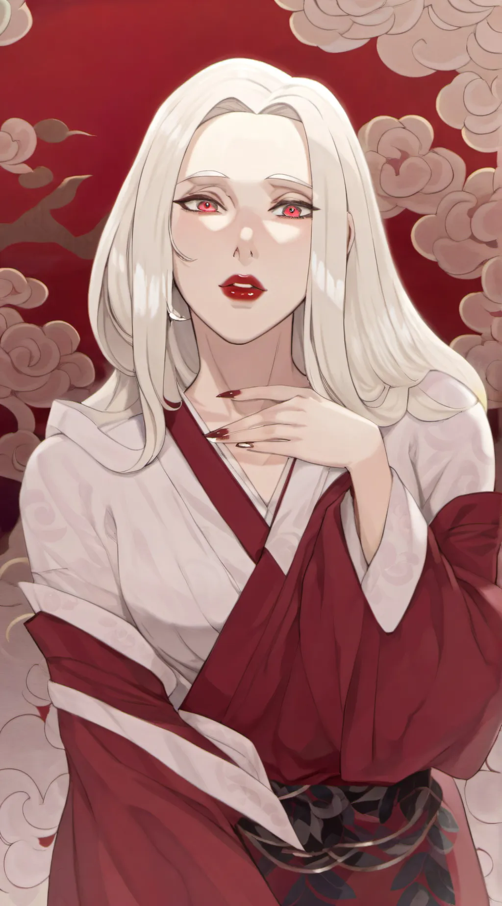 ai character: Dahila Tsunade  background