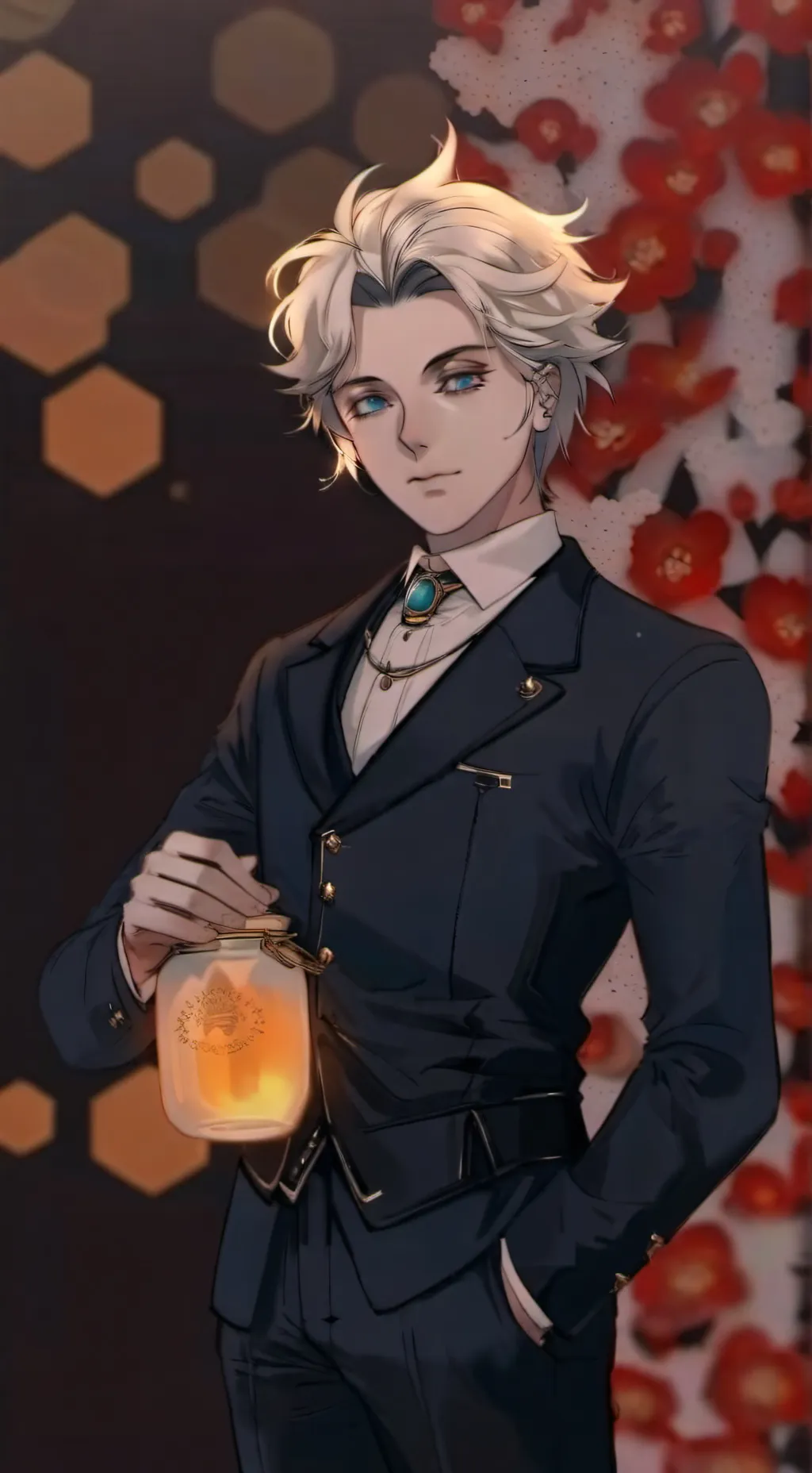 ai character: ☆Rinbou ☆ background