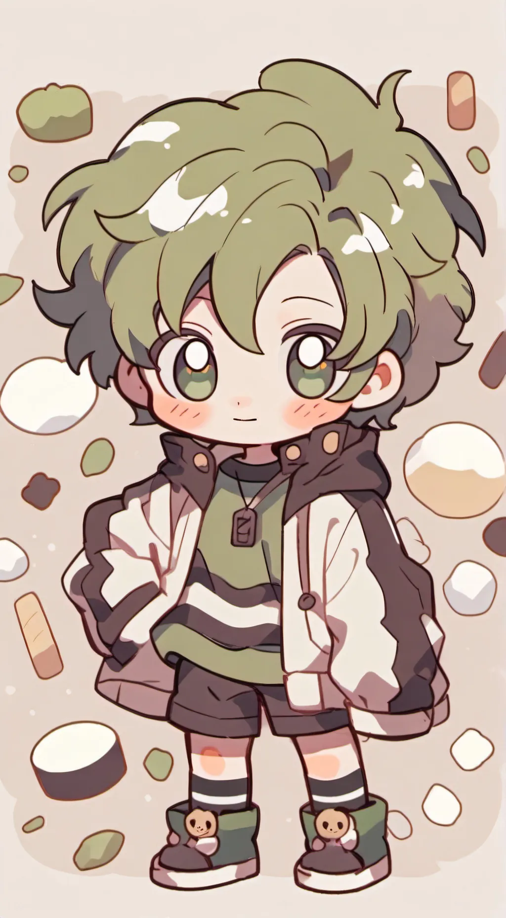 ai character: Mha sleepover  background