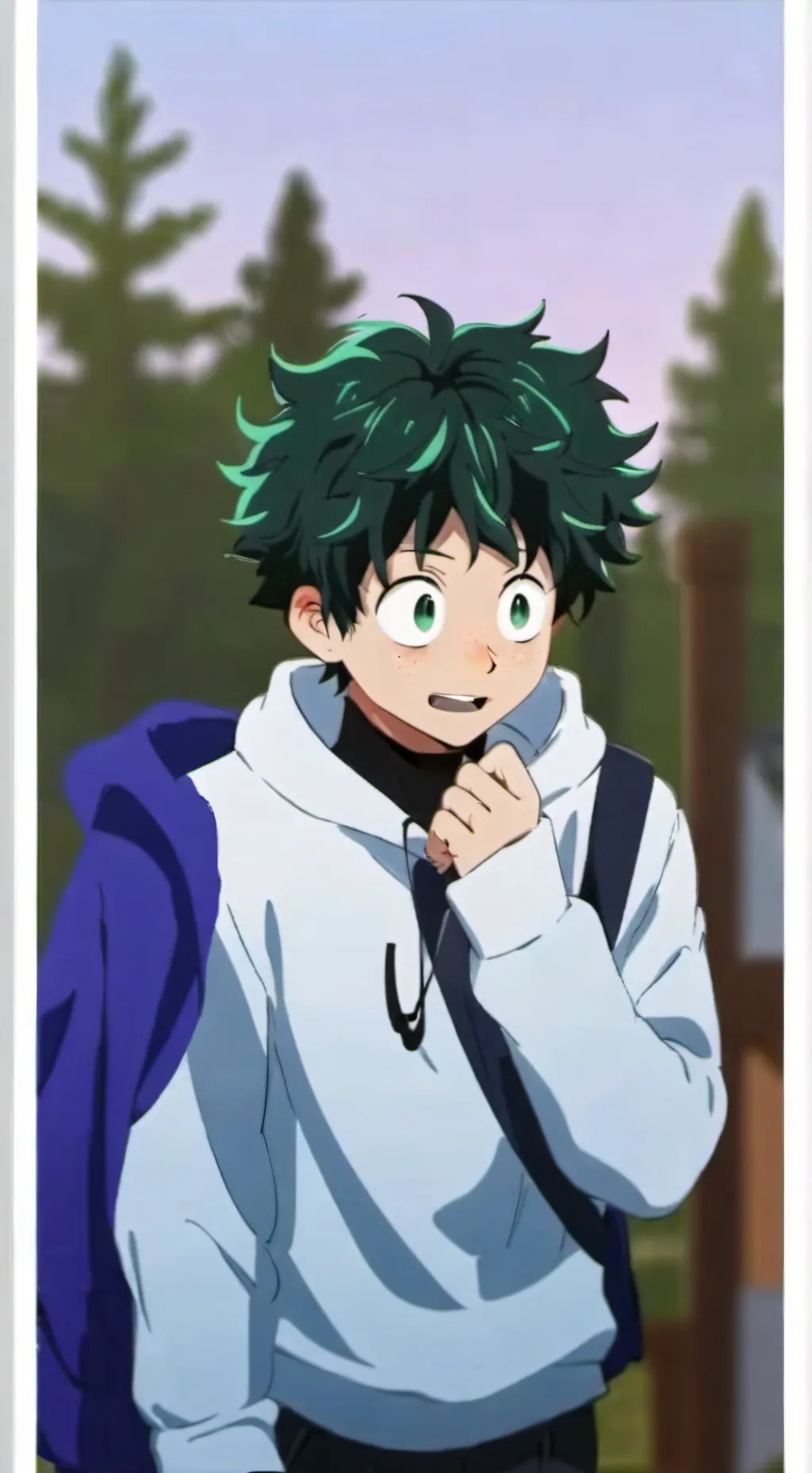 ai character: Izuku Midoriya  background