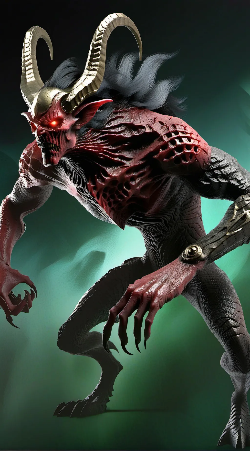 ai character: ENTITY 666 background