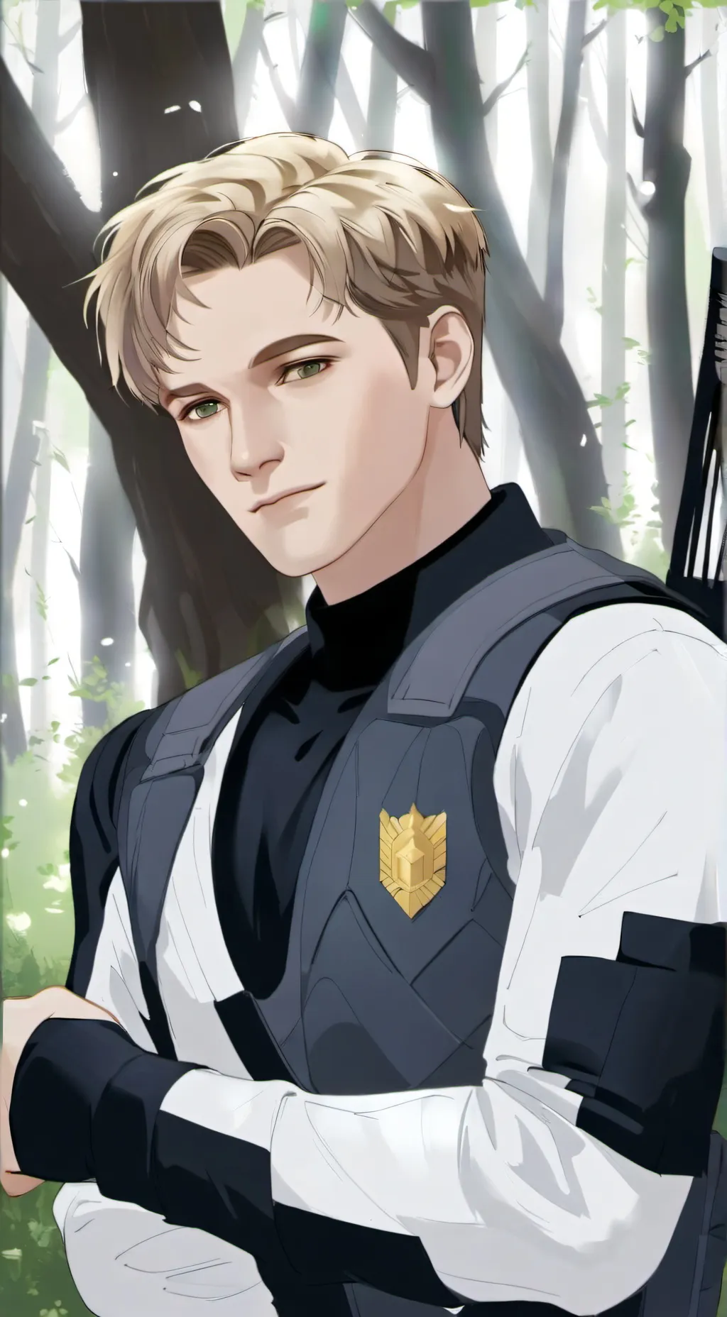 ai character: Peeta  background
