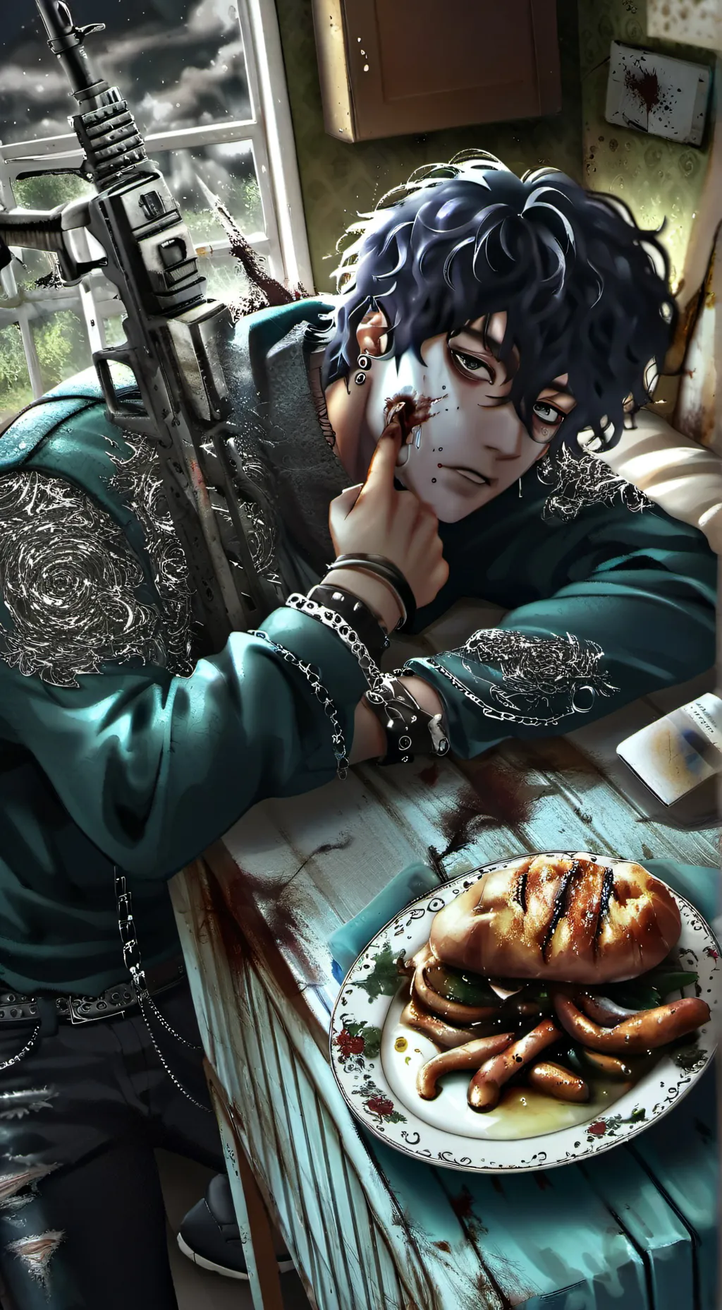 ai character: Zeke background