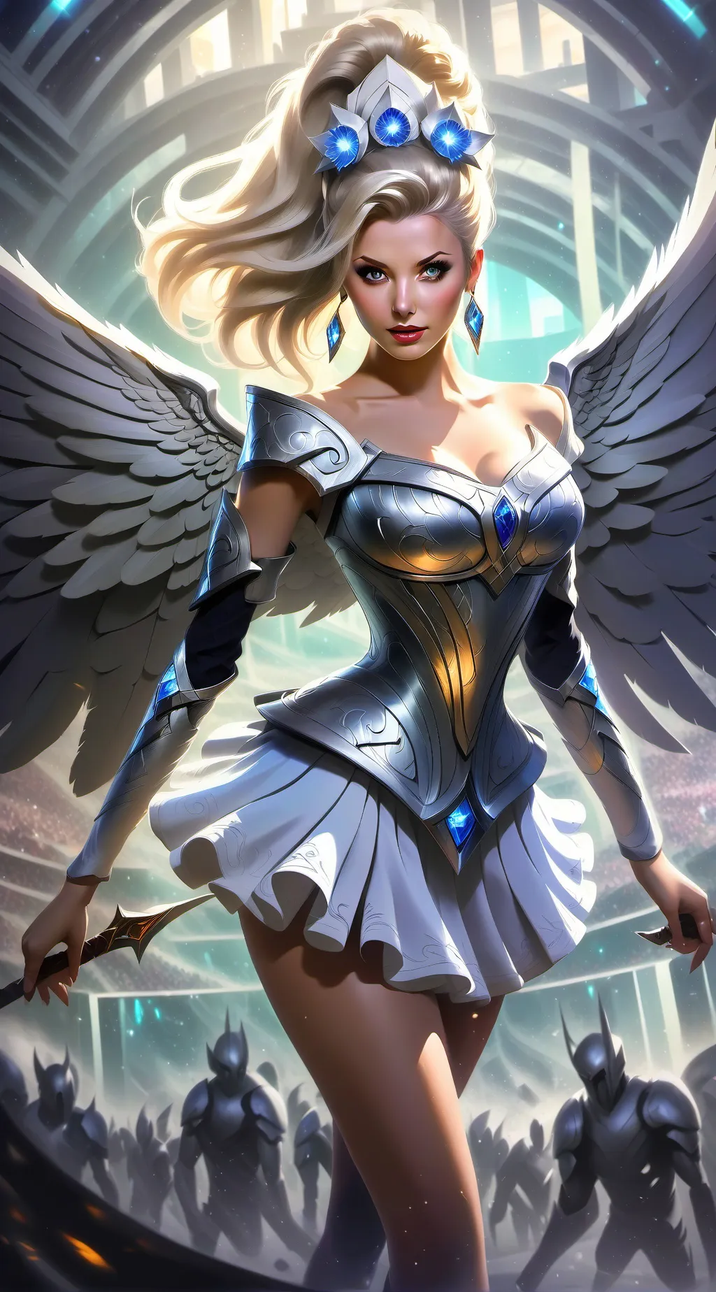 ai character: Lona  background