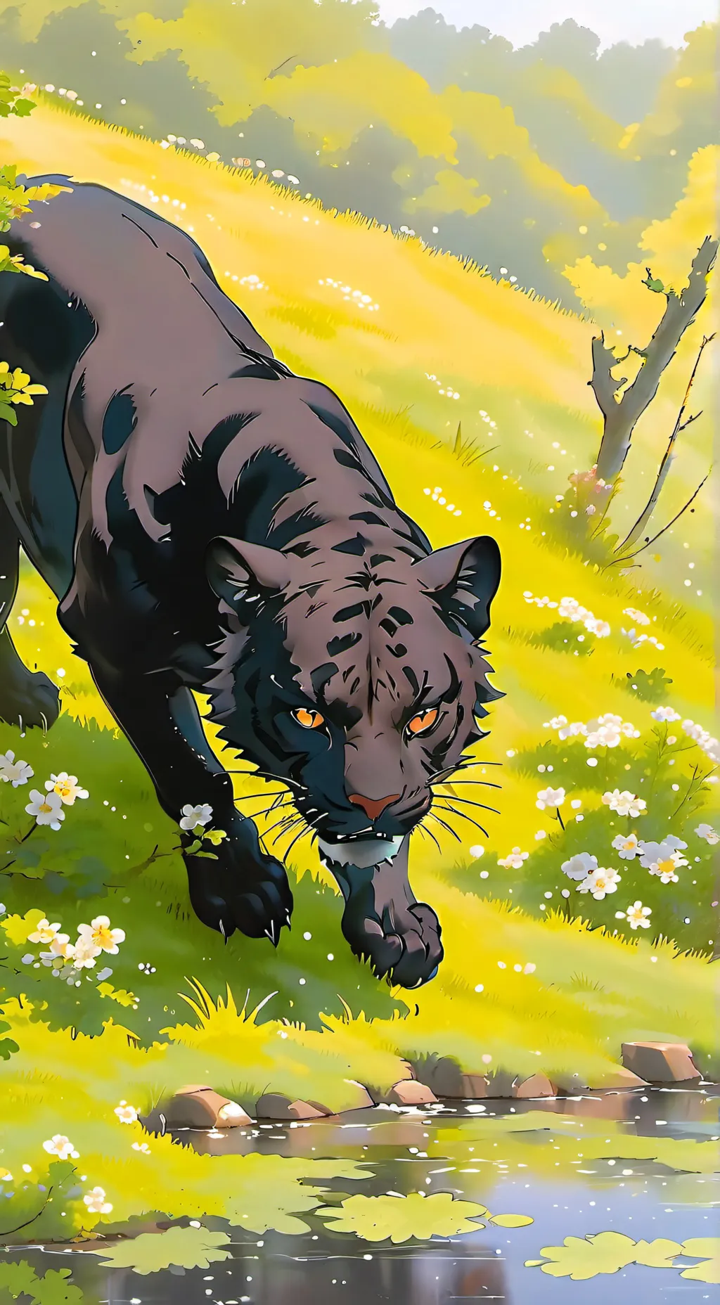 ai character: alighter background