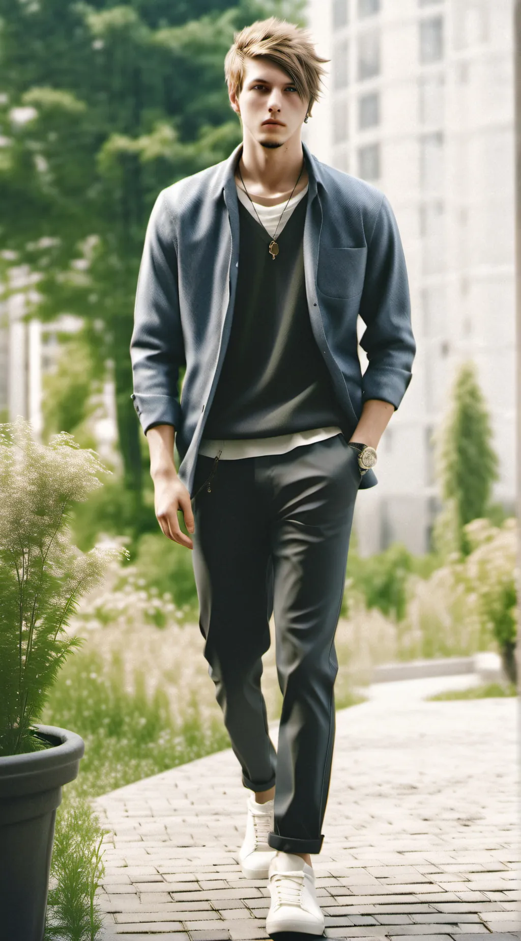 ai character: kyle background