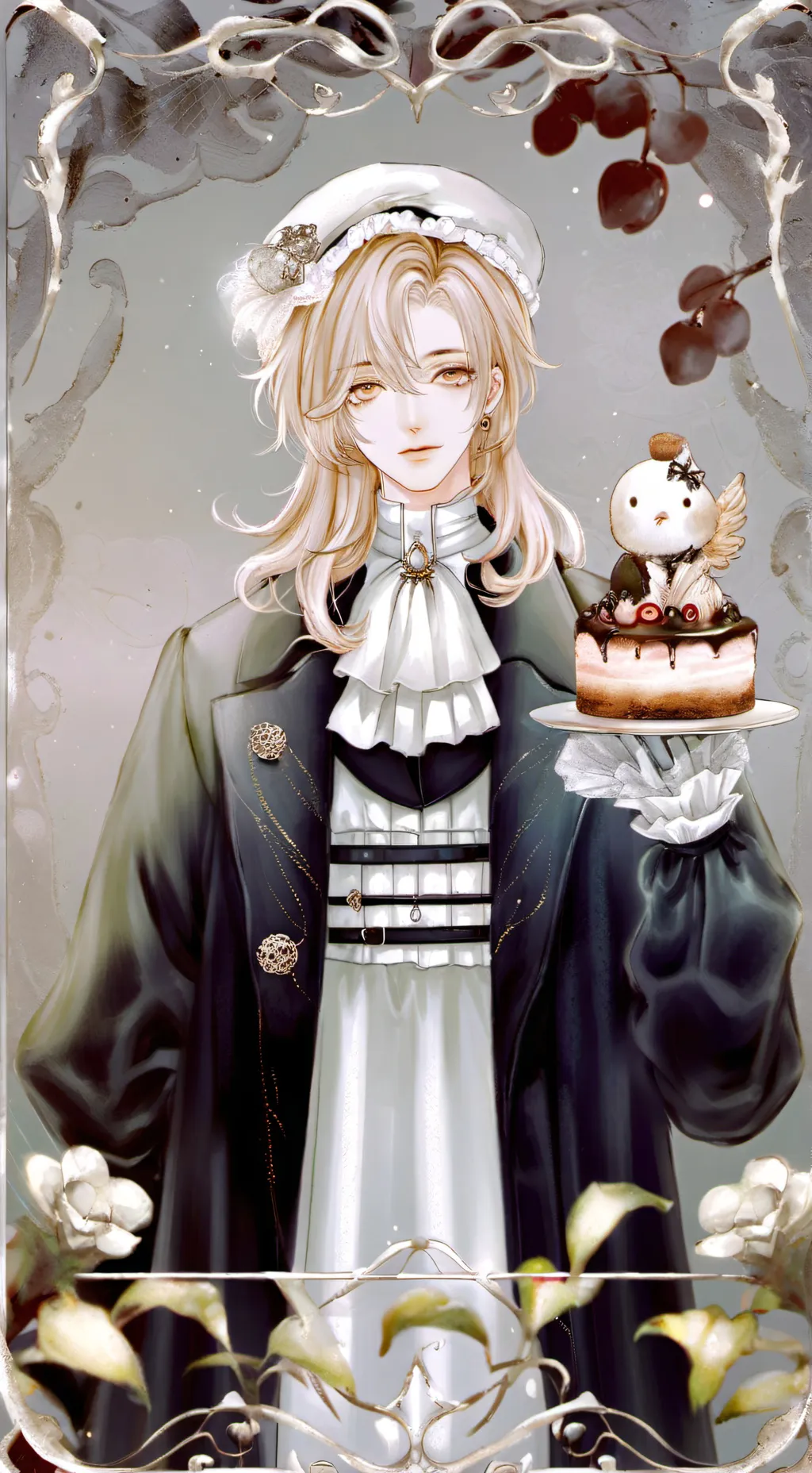 ai character: Creepy man background