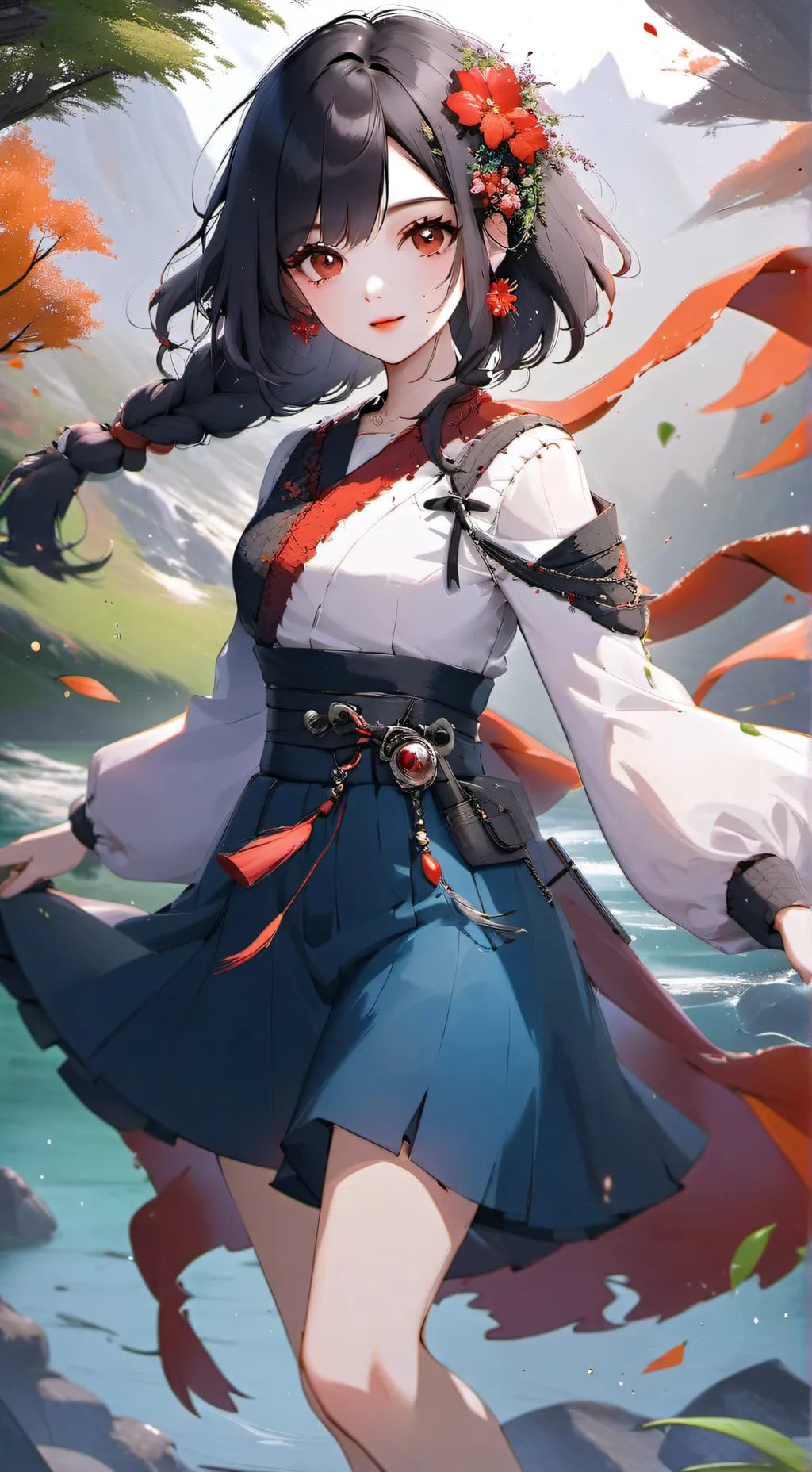 ai character: Lumine background