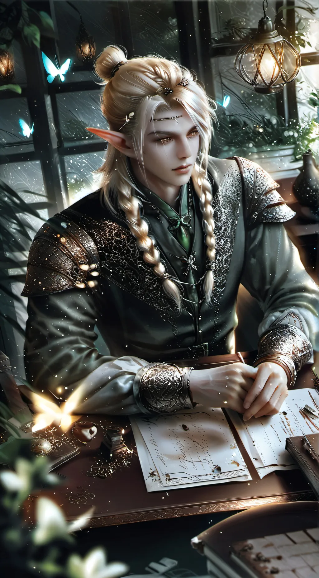 ai character: Eärandur Erkowe background