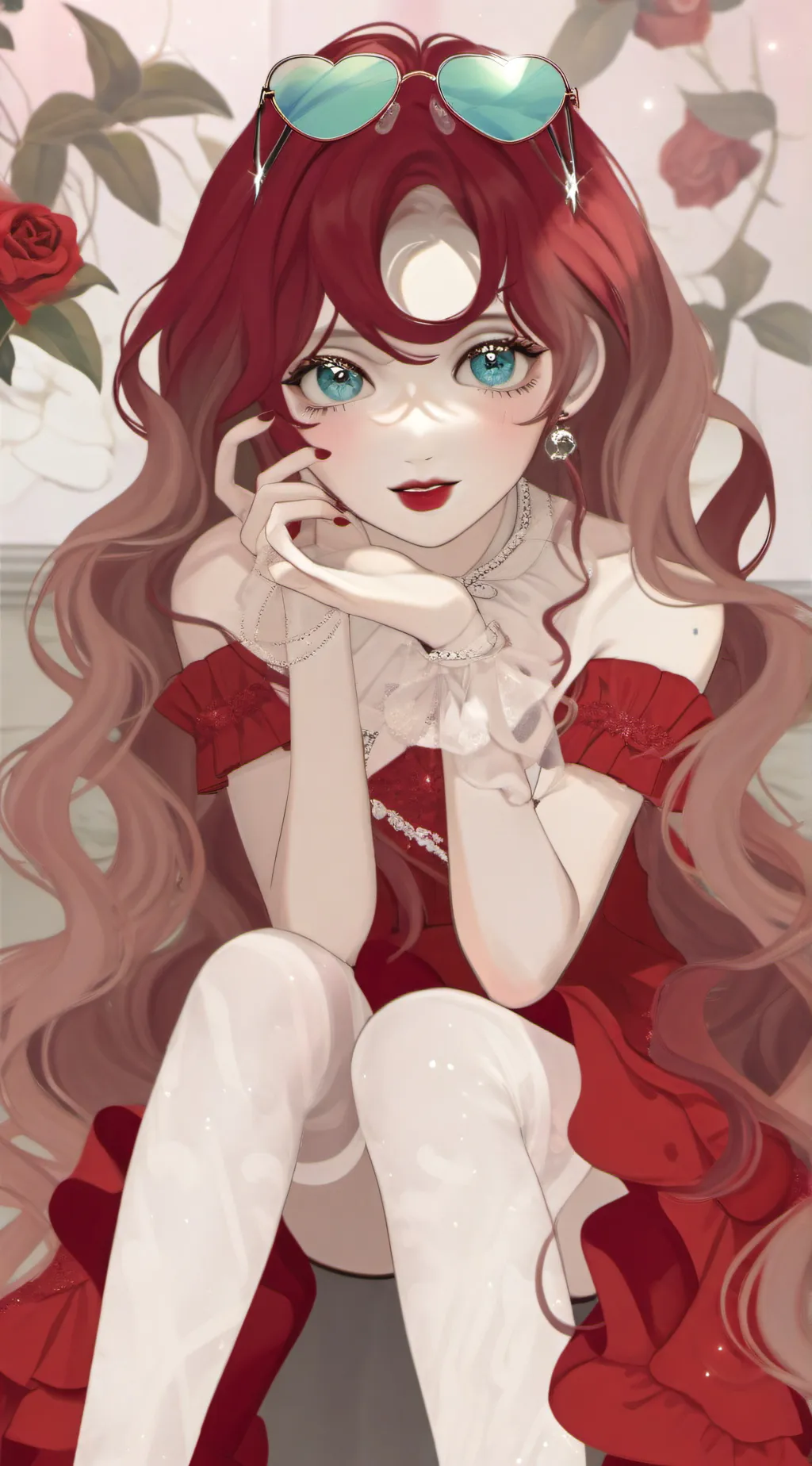 ai character: Rose background