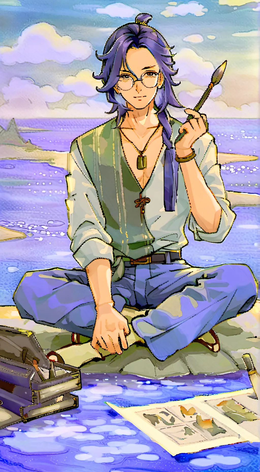 ai character: Wiola Bruc background