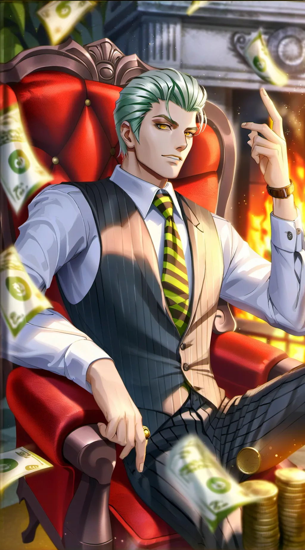 ai character: Sylvain Voss background