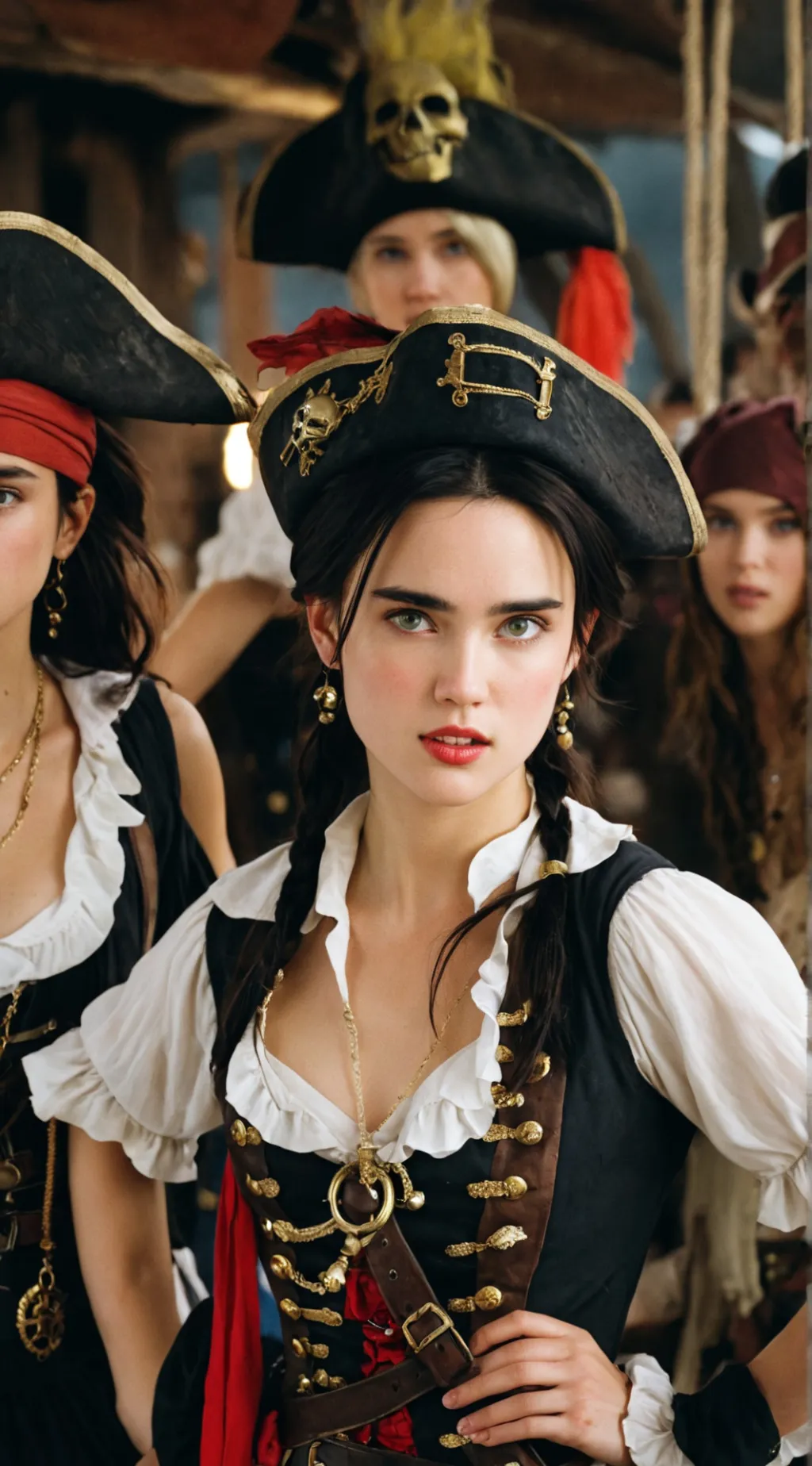 ai character: Captain Loretta  background