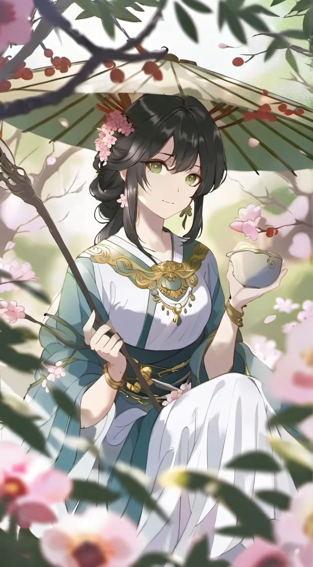 ai character: kny background