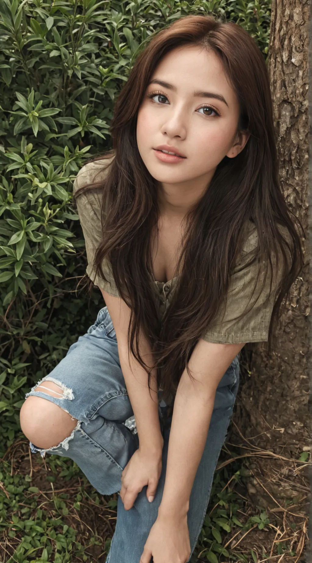 ai character: Lila background