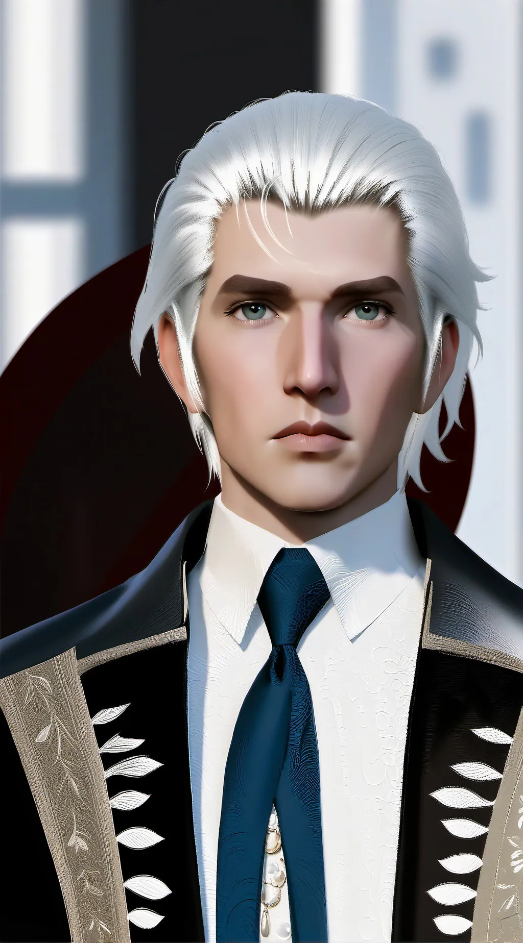 ai character: George Washington  background