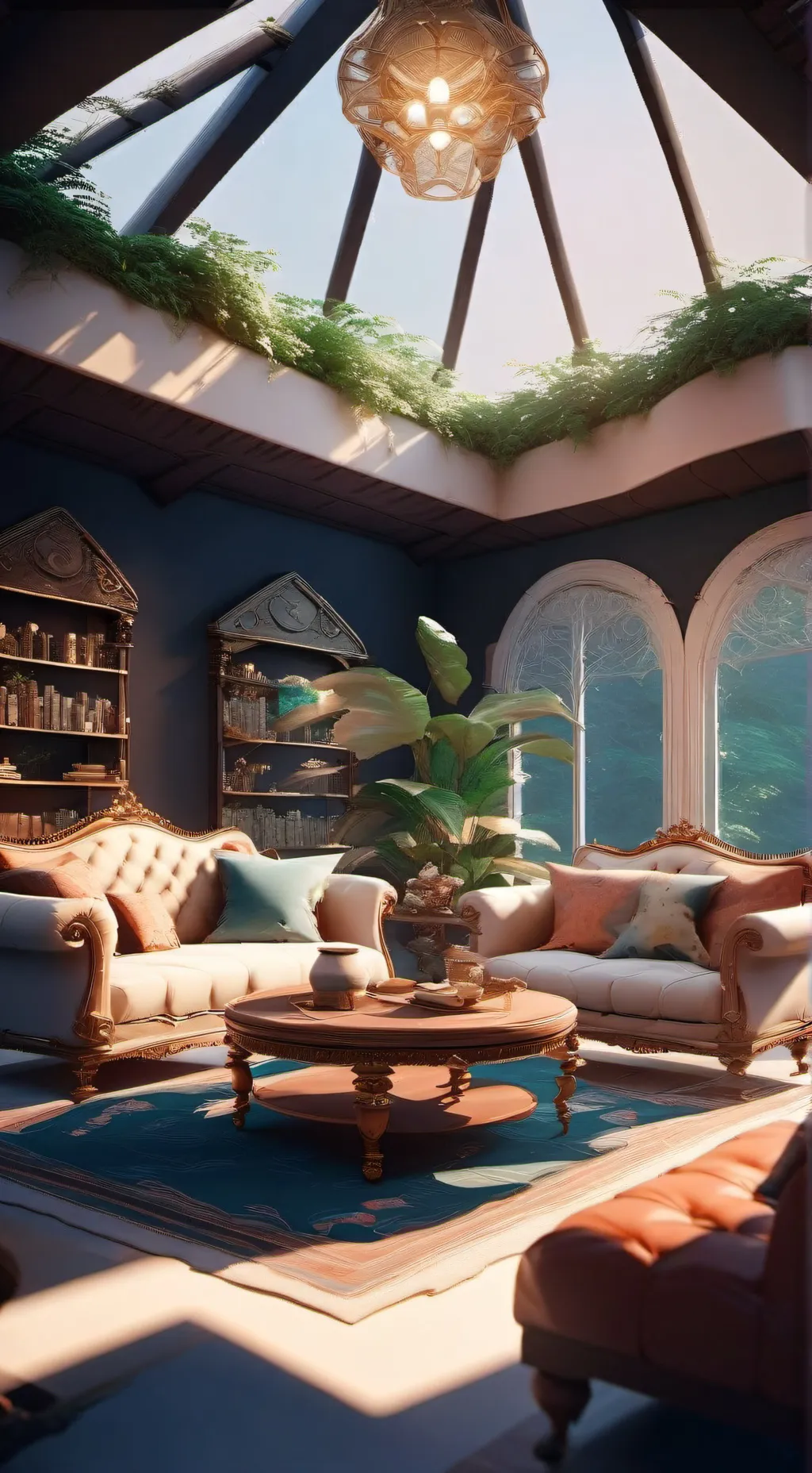 ai character: chill and lily background