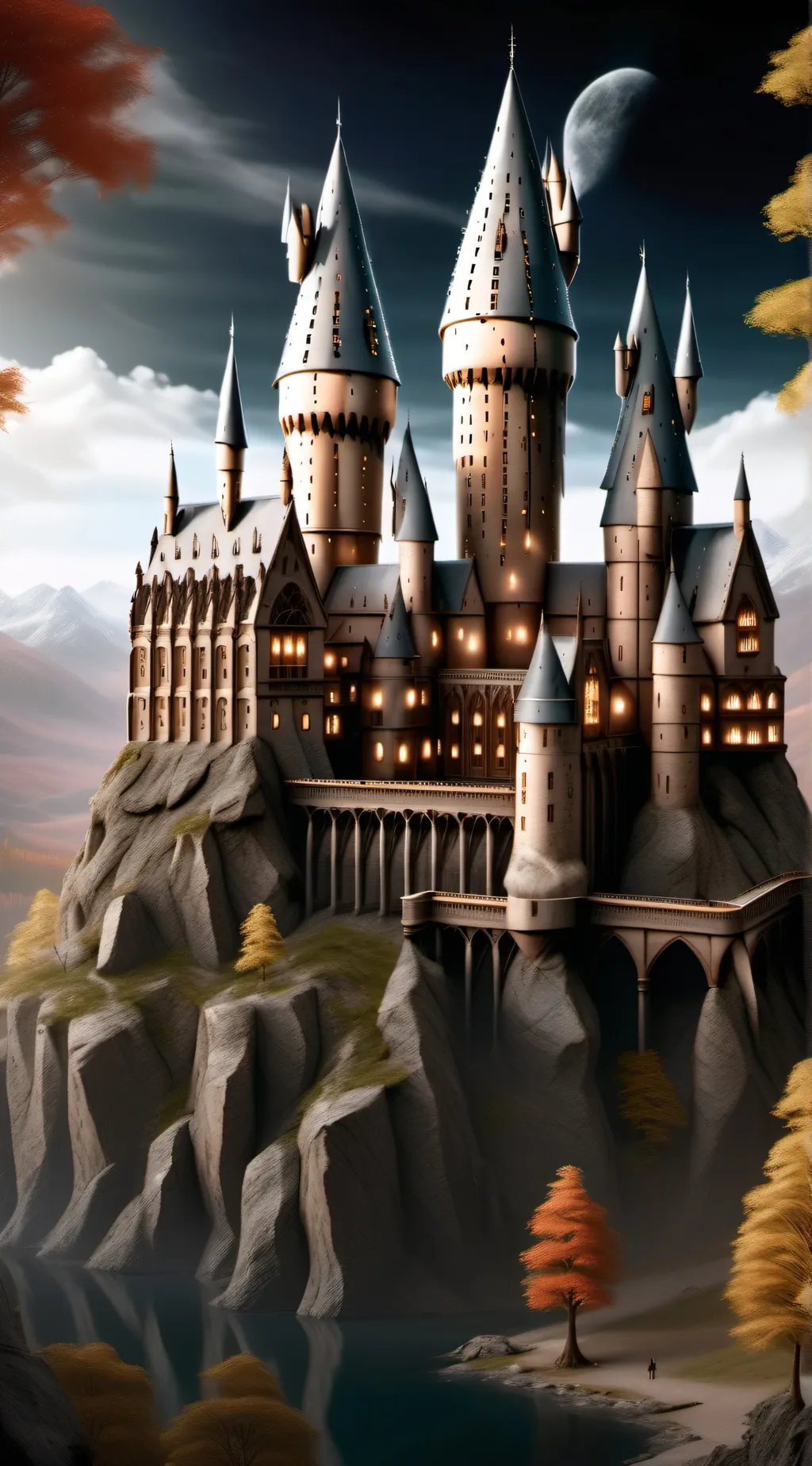 ai character: Hogwarts✨️ background