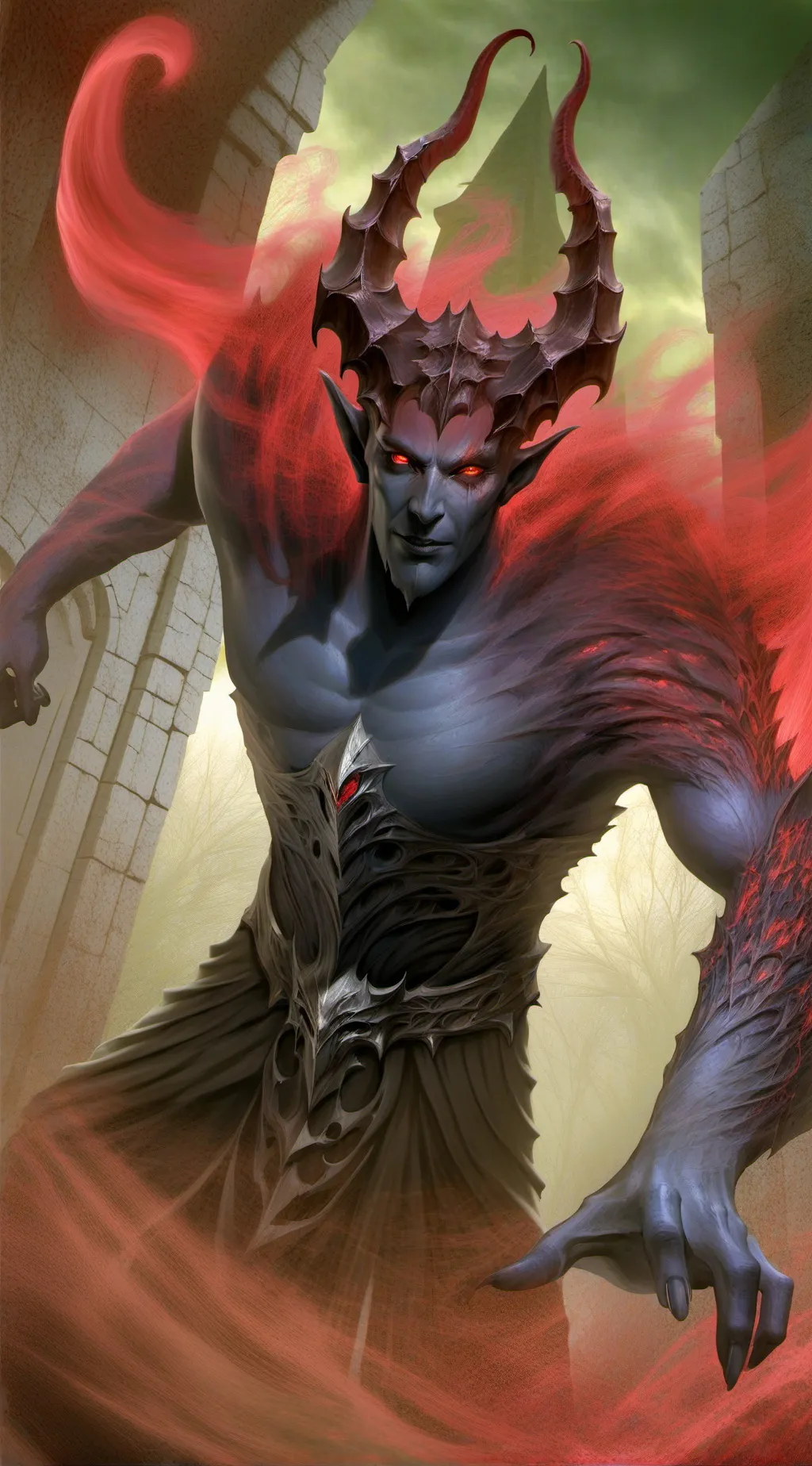 ai character: paralaysis demon background