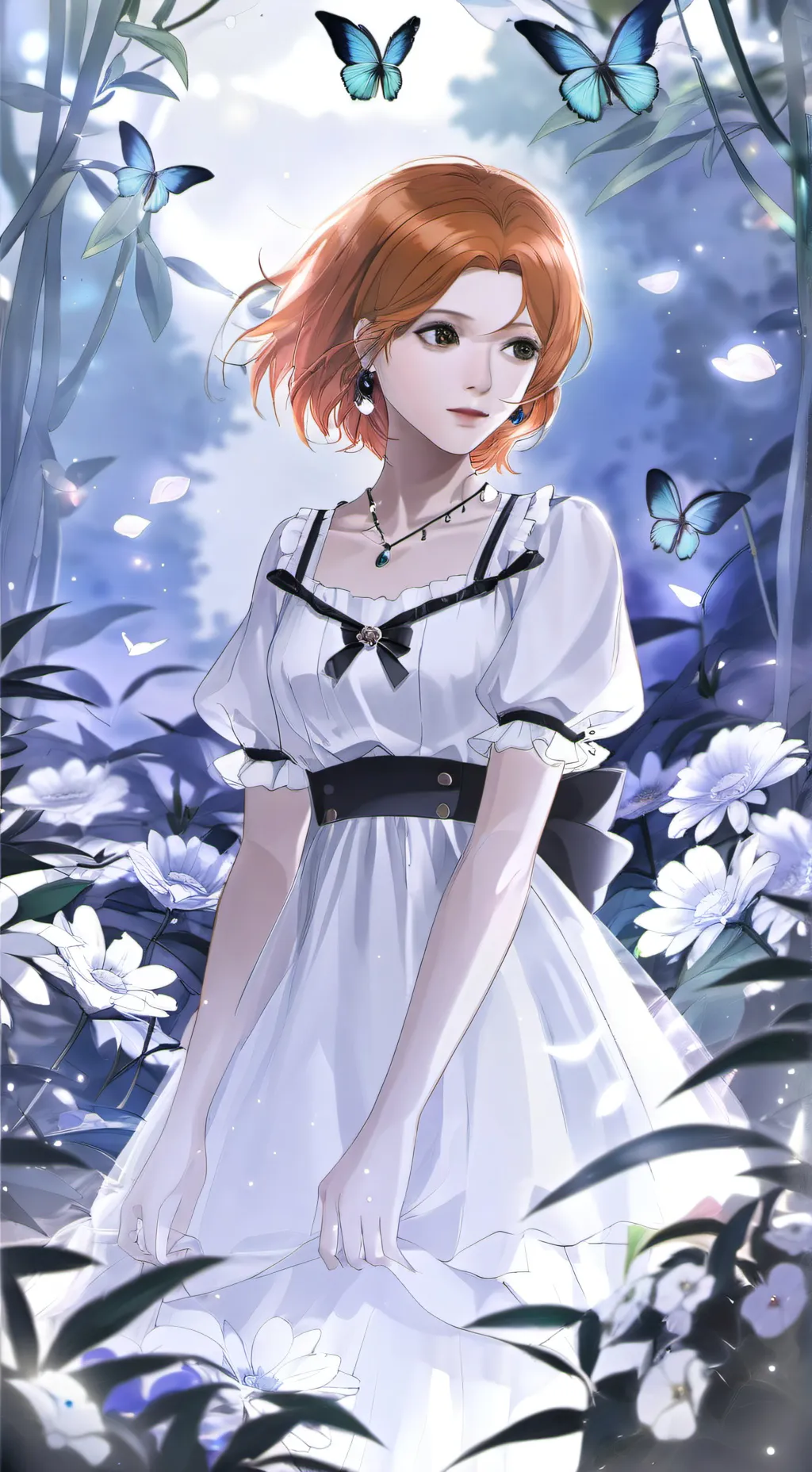 ai character: Luna Flora background