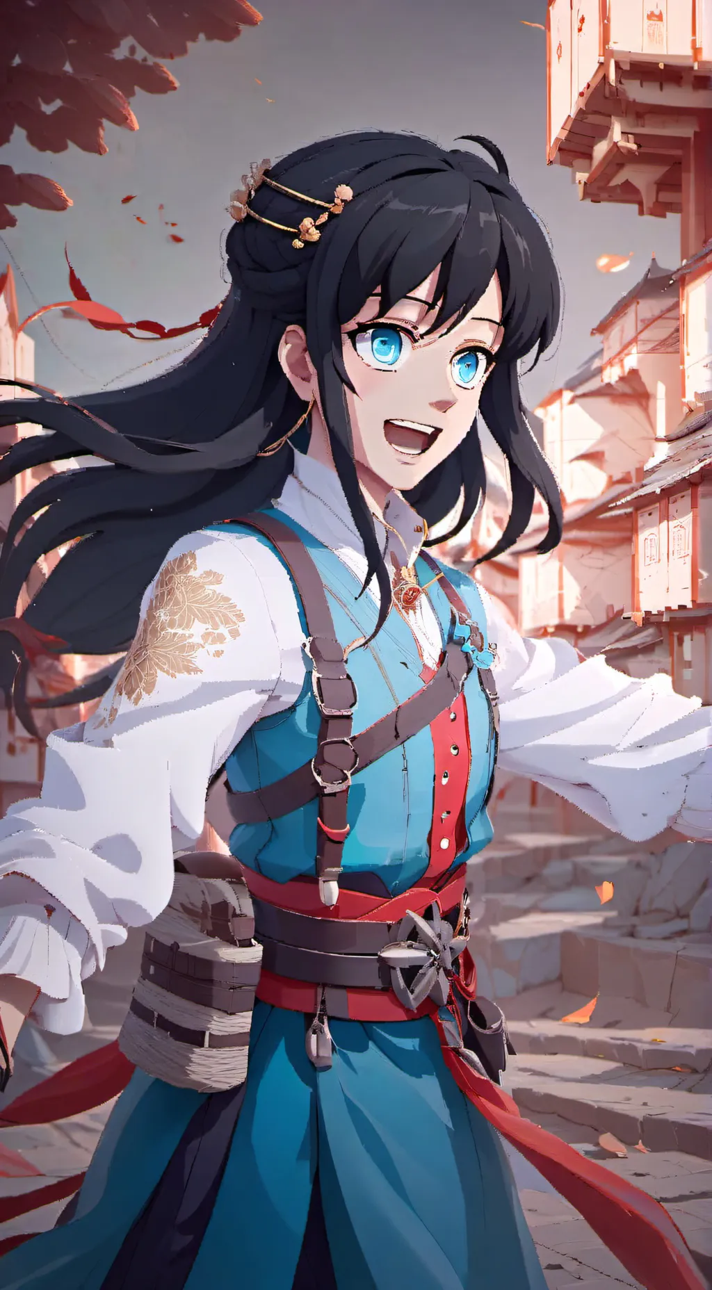 ai character: Muichiro  background