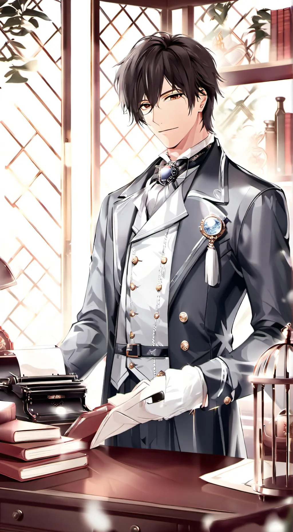 ai character: Axton Hatt  background