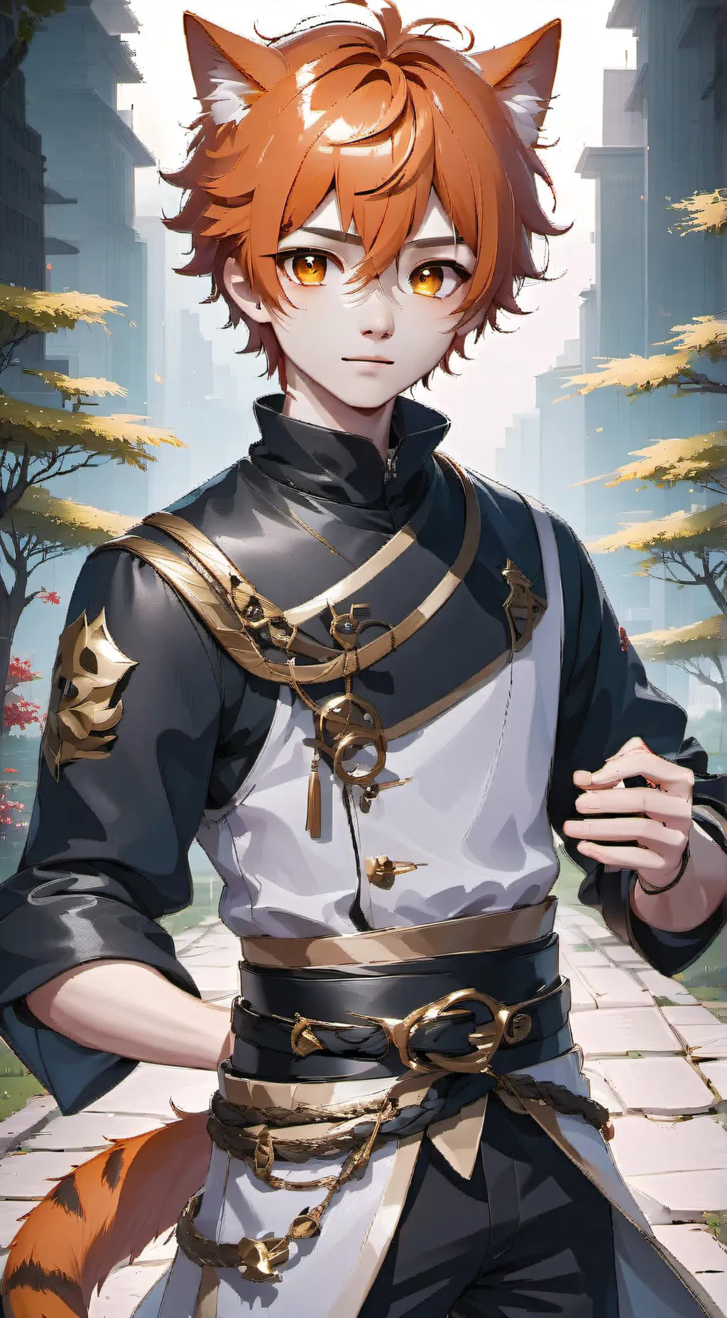 ai character: Oliver  background