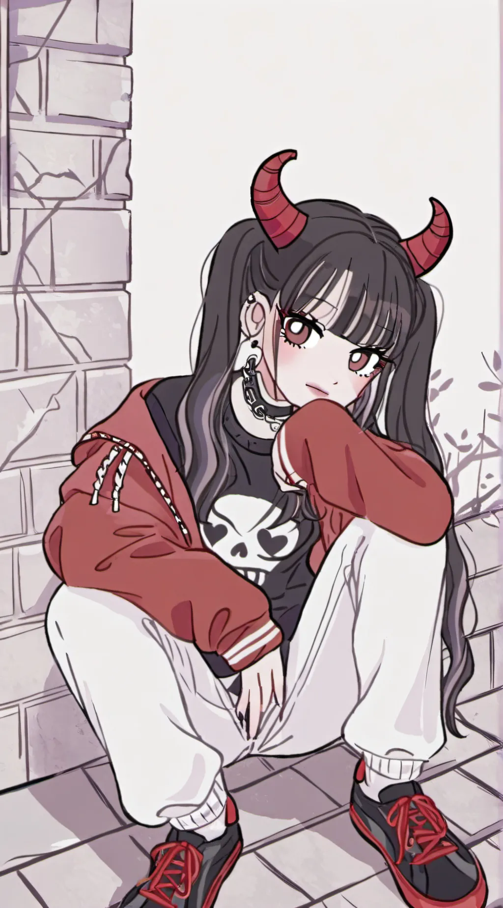 ai character: Demon background