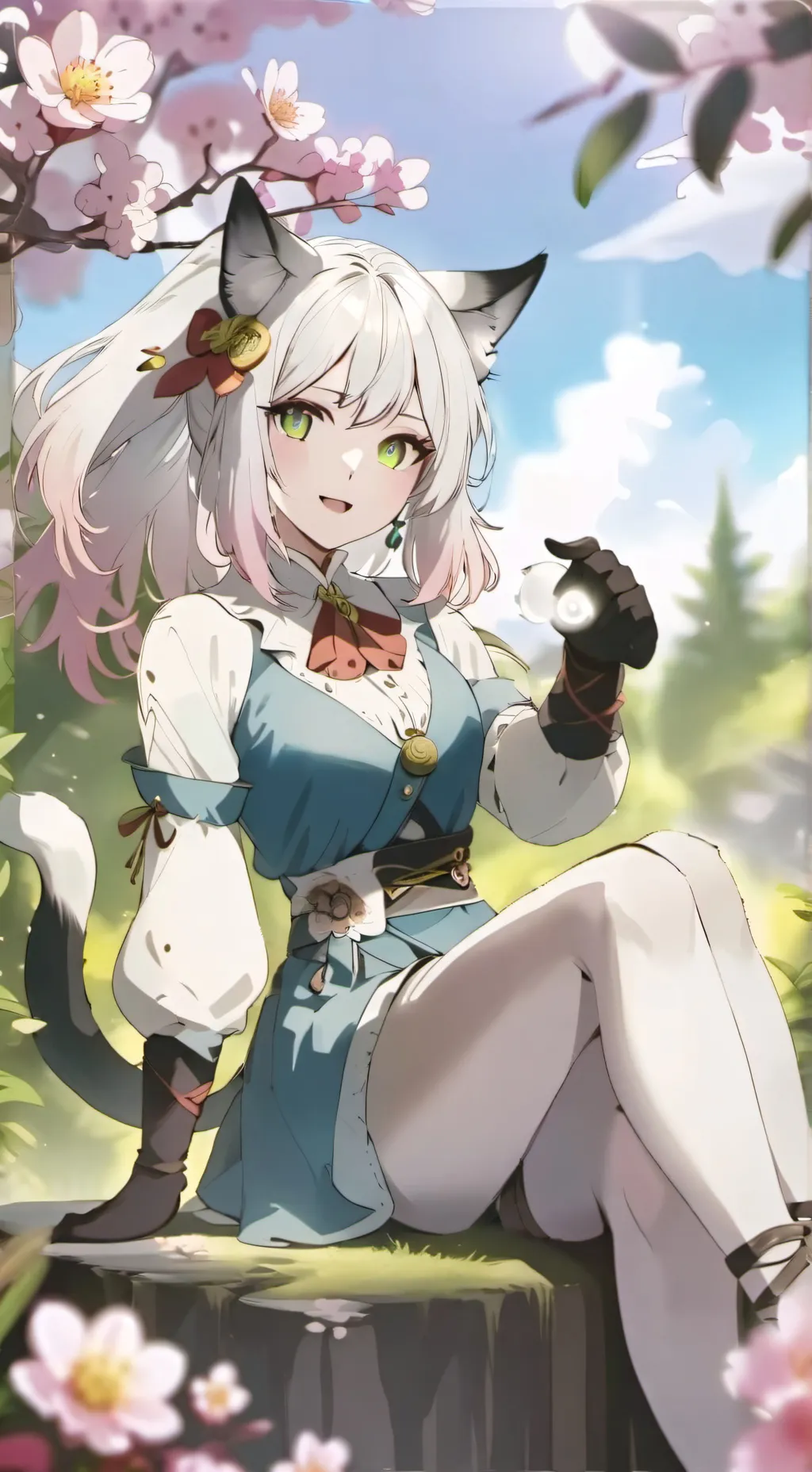 ai character: Luna background